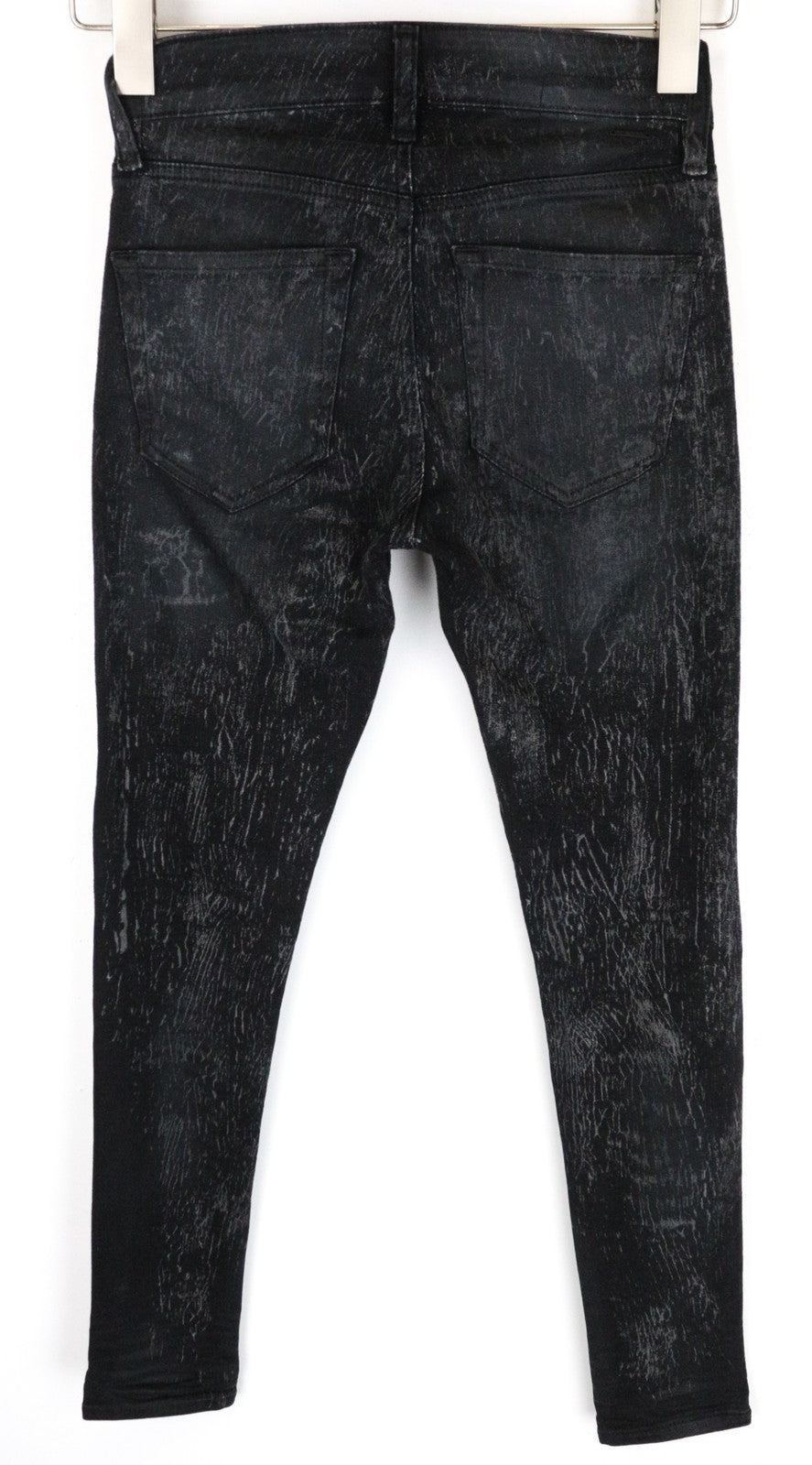 DIESEL Slandy 069DE moteriški džinsai W26/L30 itin aptempti, juodi, tamprūs medvilniniai džinsai 