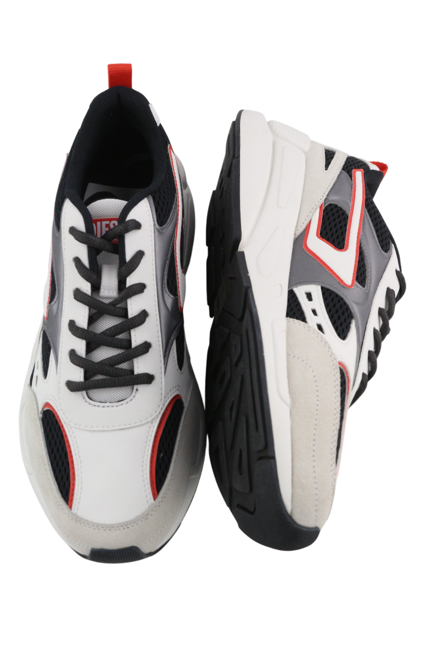 DIESEL S-Serendipity Sport vyriški sportbačiai, balti, žemi, suvarstomi, EU44, RRP 225 € 