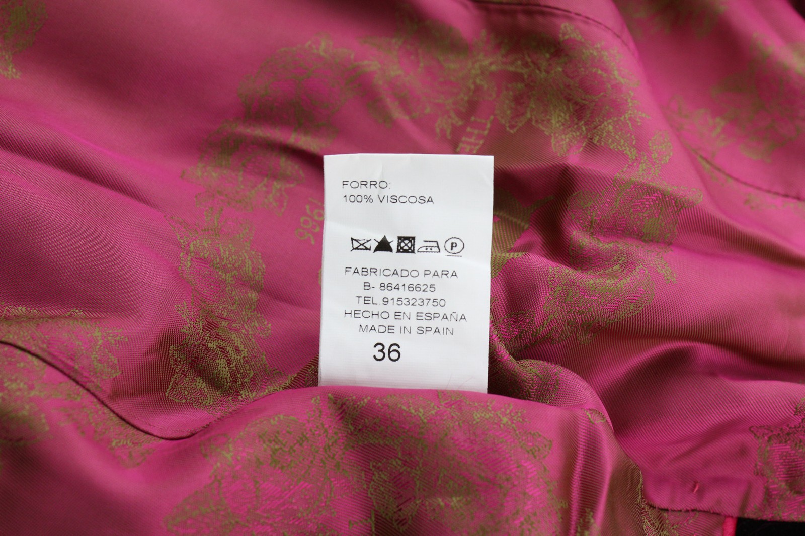 THE EXTREME COLLECTION Huga Love Negro moteriškas švarkas, 36, juodas, raštuotas aksomas 