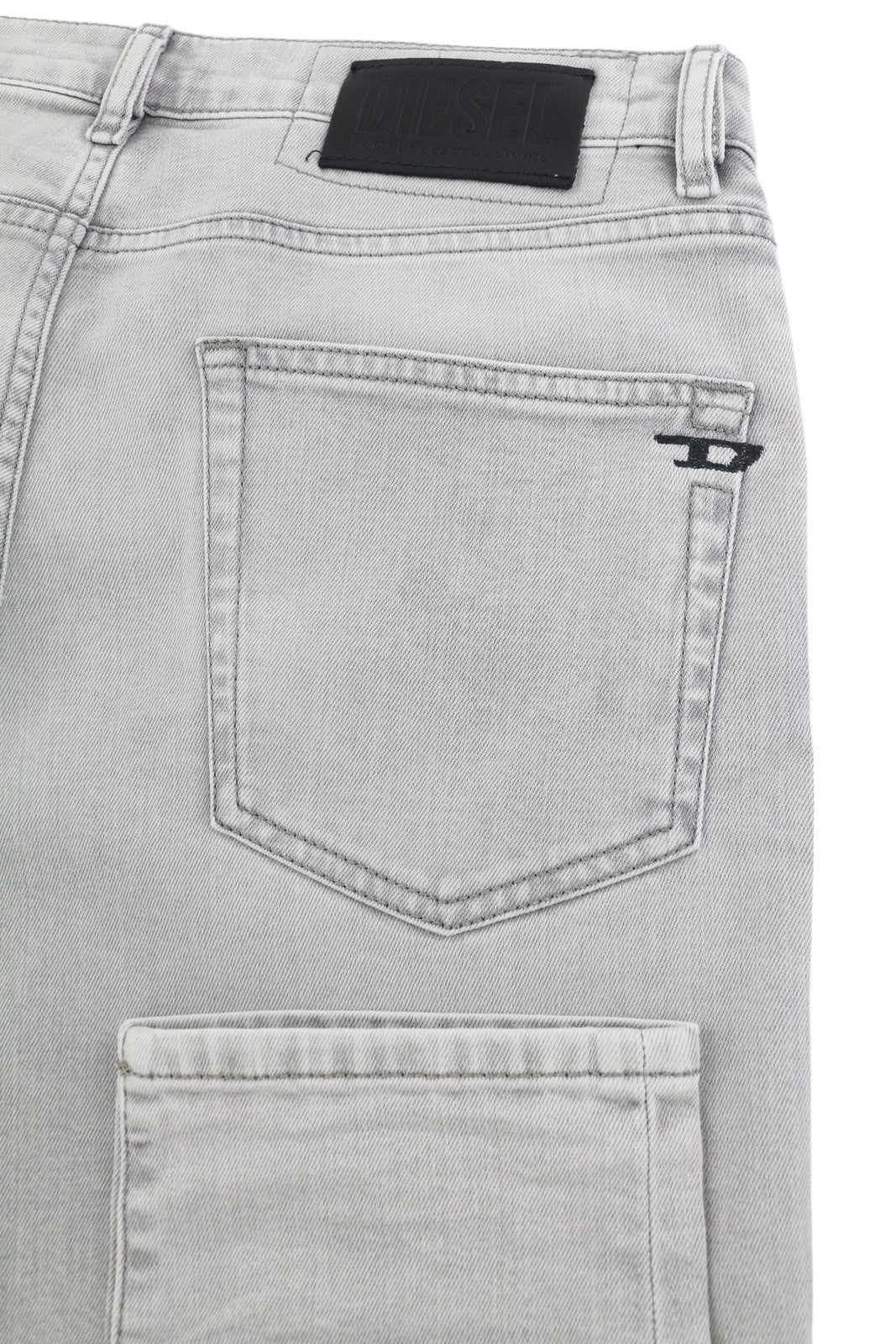 DIESEL D-Strukt 069RE vyriški džinsai W31/L34, ploni, tamprūs užtrauktukai, pilki, RRP 180 € 