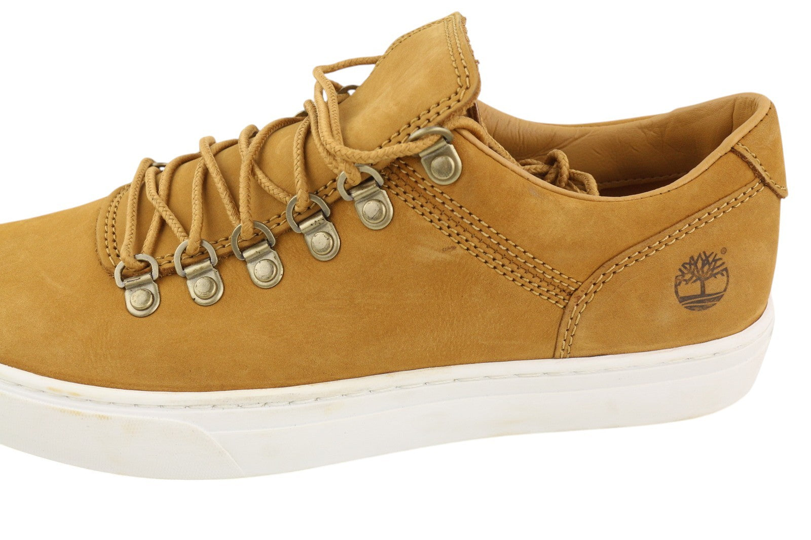 TIMBERLAND A195M vyriški sportbačiai EU43/43.5 rudi odiniai žemapadžiai sportbačiai su raišteliais 