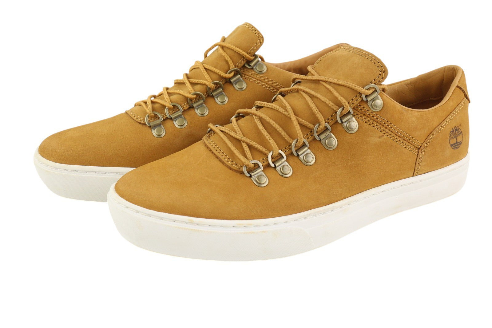 TIMBERLAND A195M vyriški sportbačiai EU43/43.5 rudi odiniai žemapadžiai sportbačiai su raišteliais 