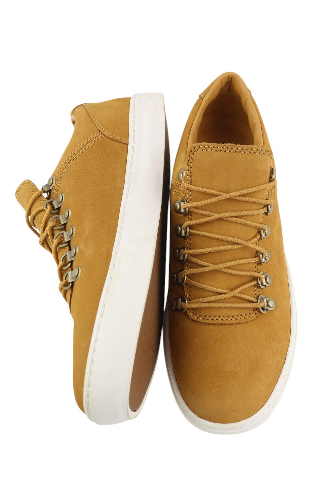 TIMBERLAND A195M vyriški sportbačiai EU43/43.5 rudi odiniai žemapadžiai sportbačiai su raišteliais 