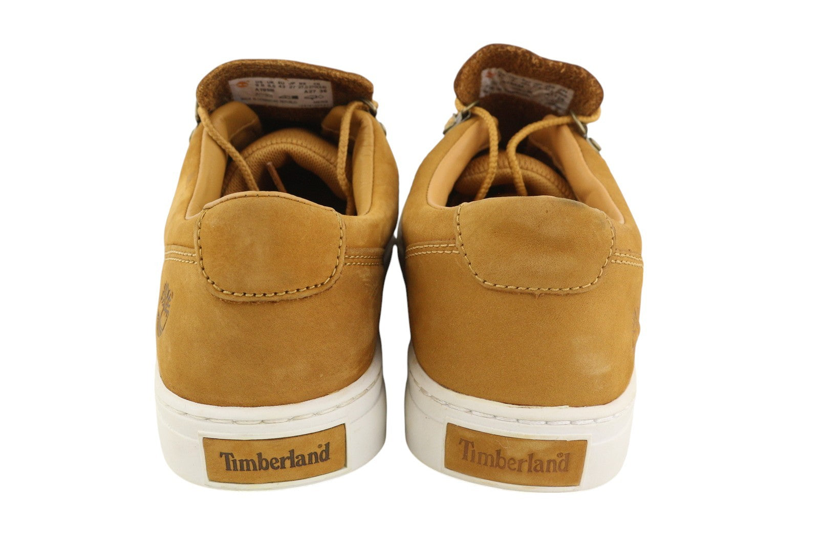 TIMBERLAND A195M vyriški sportbačiai EU43/43.5 rudi odiniai žemapadžiai sportbačiai su raišteliais 