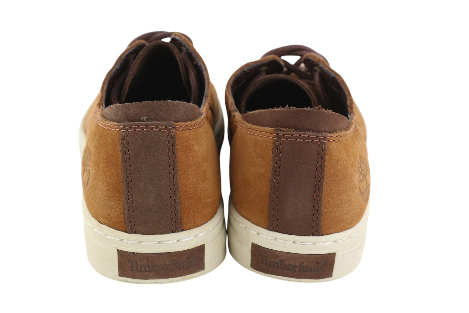 TIMBERLAND A41AQ vyriški sportbačiai EU43.5/44 rudi odiniai žemapadžiai sportbačiai su raišteliais