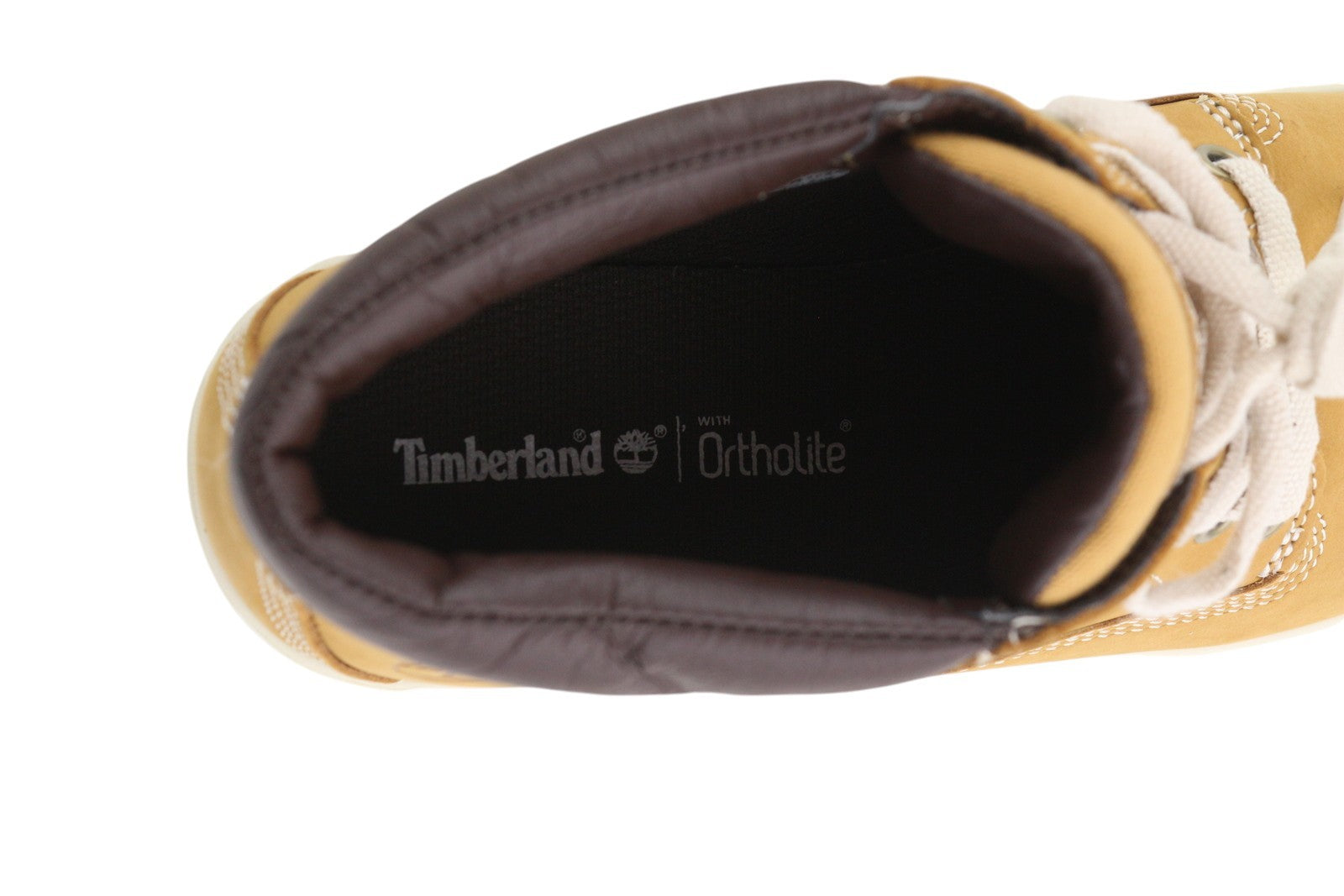 TIMBERLAND A1KKQ moteriški bateliai EU39/39.5 rudi odiniai bateliai su raišteliais ant kulkšnies, Ortholite raštu. 