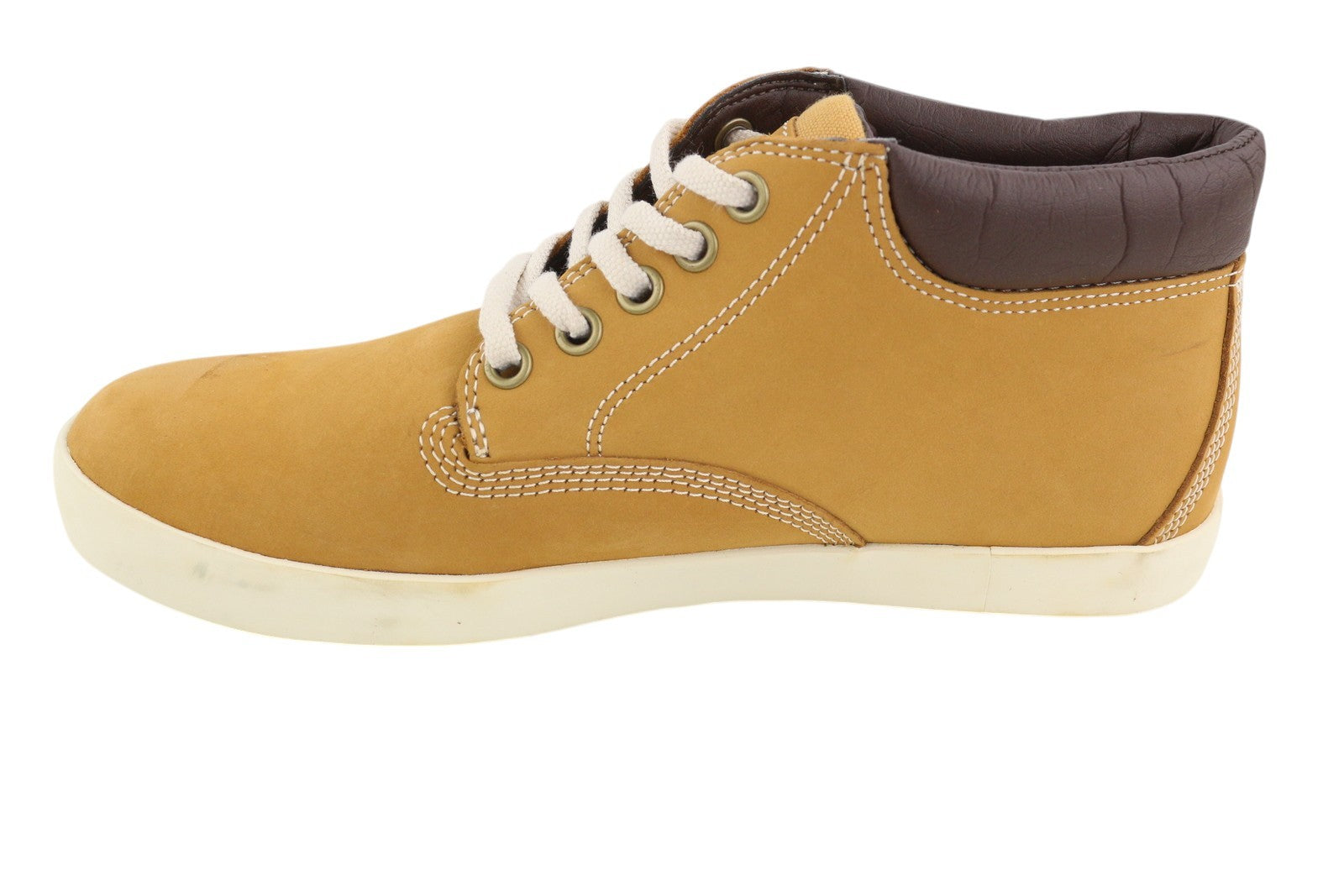 TIMBERLAND A1KKQ moteriški bateliai EU39/39.5 rudi odiniai bateliai su raišteliais ant kulkšnies, Ortholite raštu. 