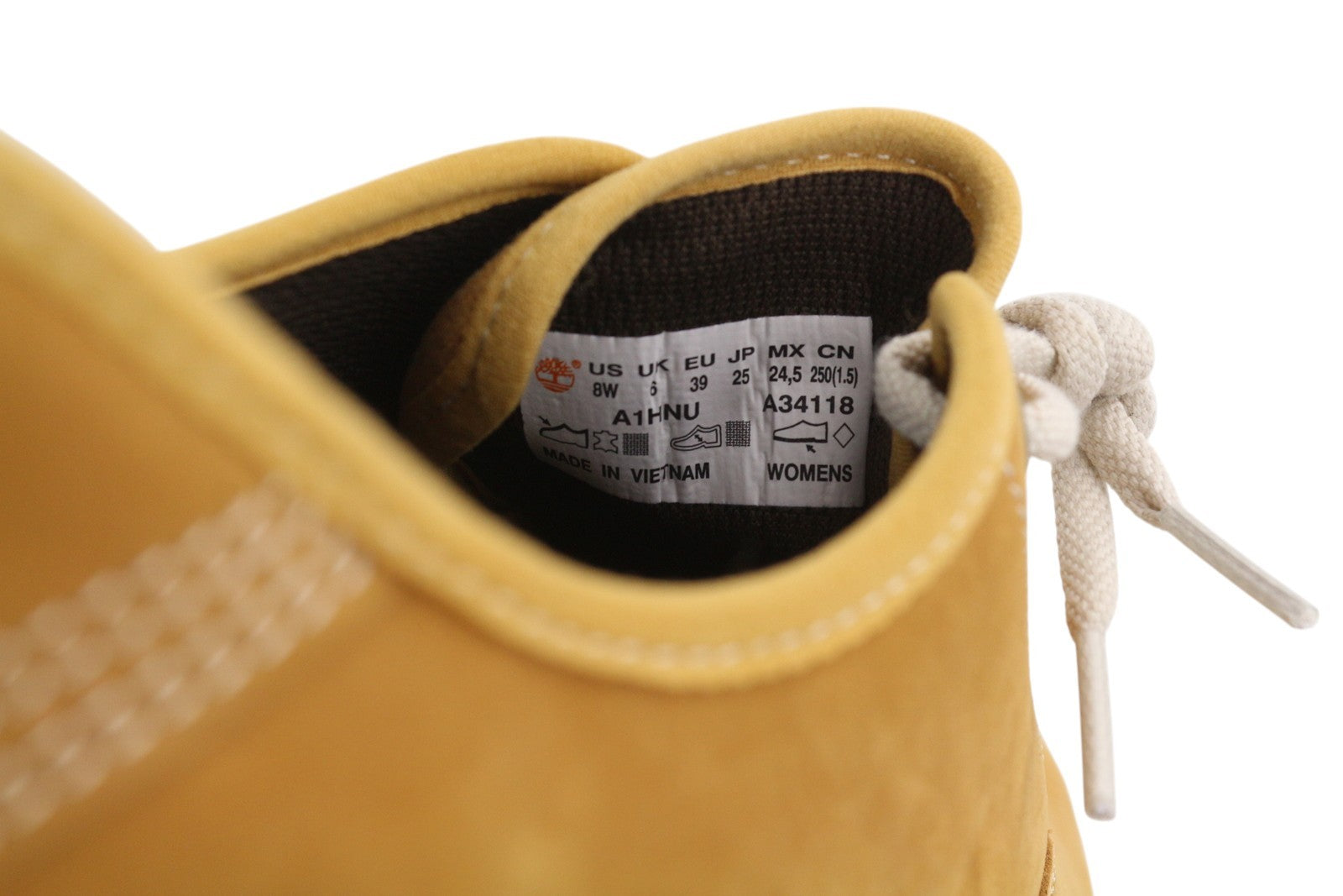 TIMBERLAND A1HNU moteriški sportbačiai, 38.5/39, rudi, odiniai, su raišteliais, žemapadžiai, Ortholite... 