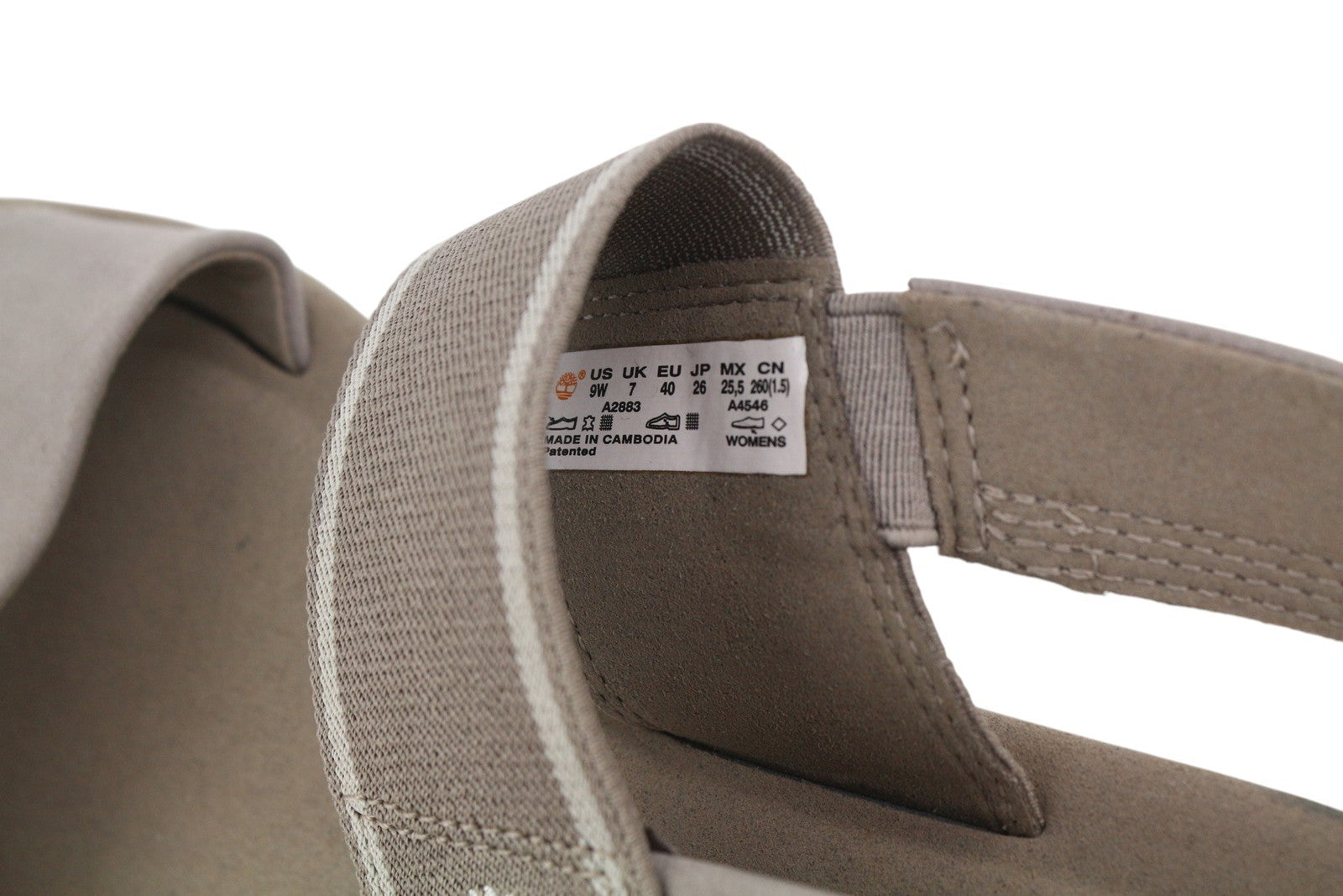 TIMBERLAND A2883 Women Sandals EU39.5/40 Brown Leather Flats Open Toe Casual