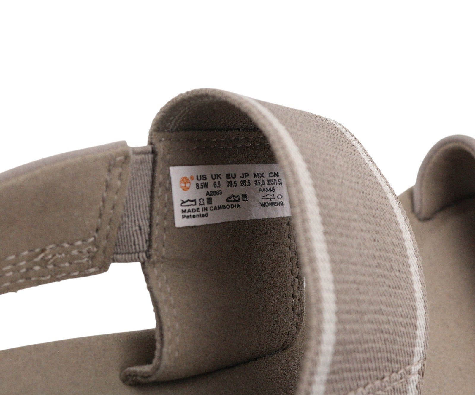 TIMBERLAND A2883 Women Sandals EU39.5/40 Brown Leather Flats Open Toe Casual