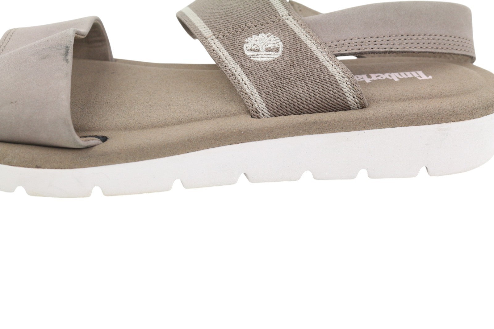 TIMBERLAND A2883 Women Sandals EU39.5/40 Brown Leather Flats Open Toe Casual