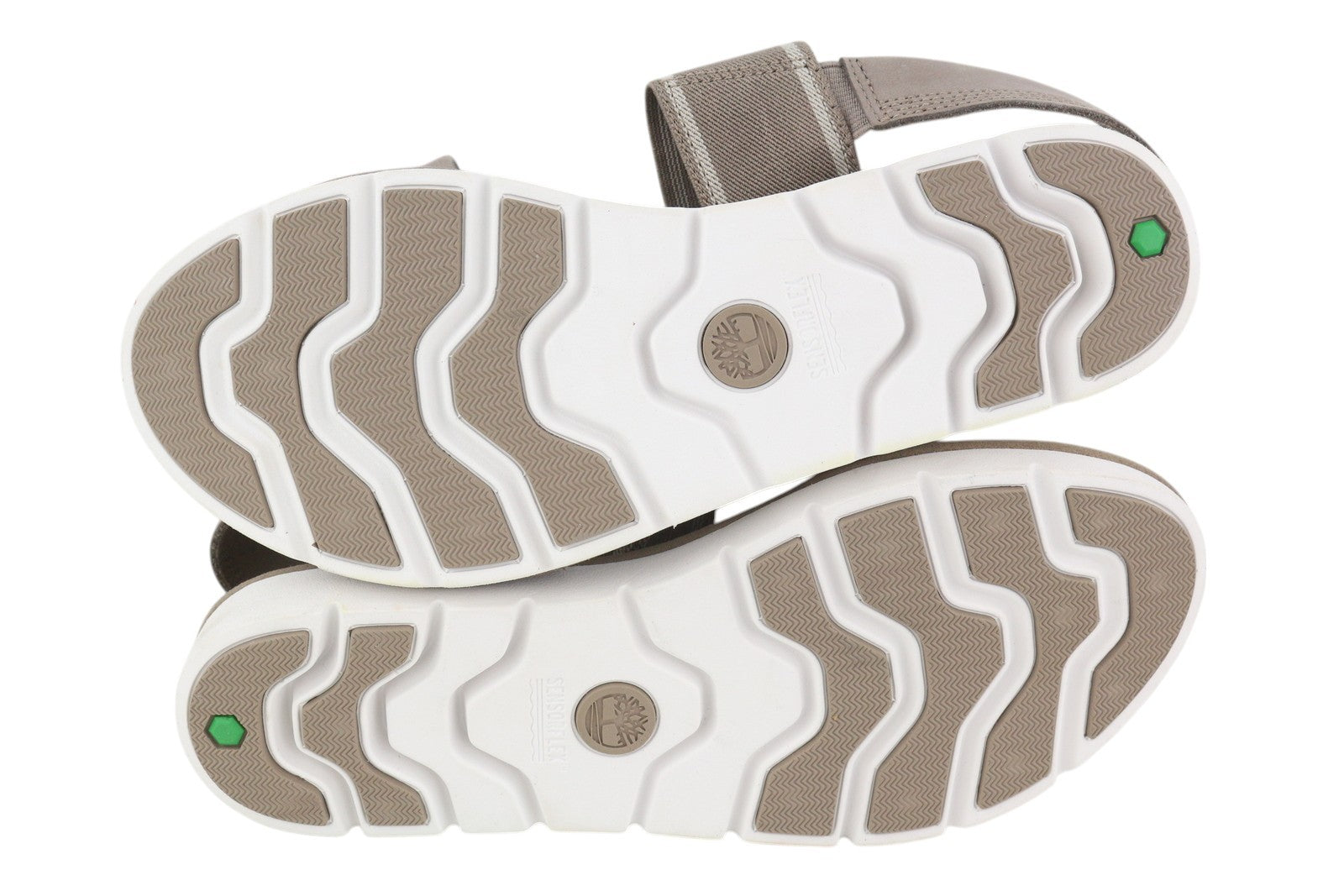 TIMBERLAND A2883 Women Sandals EU39.5/40 Brown Leather Flats Open Toe Casual