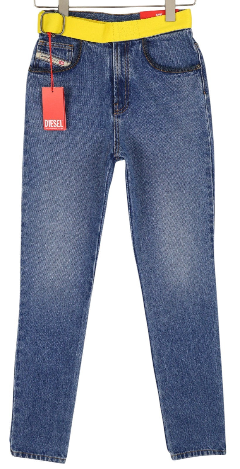 DIESEL 1994 0EIAZ moteriški džinsai W26/L32 ploni, tiesūs klešniai, aukštu juosmeniu, RRP140