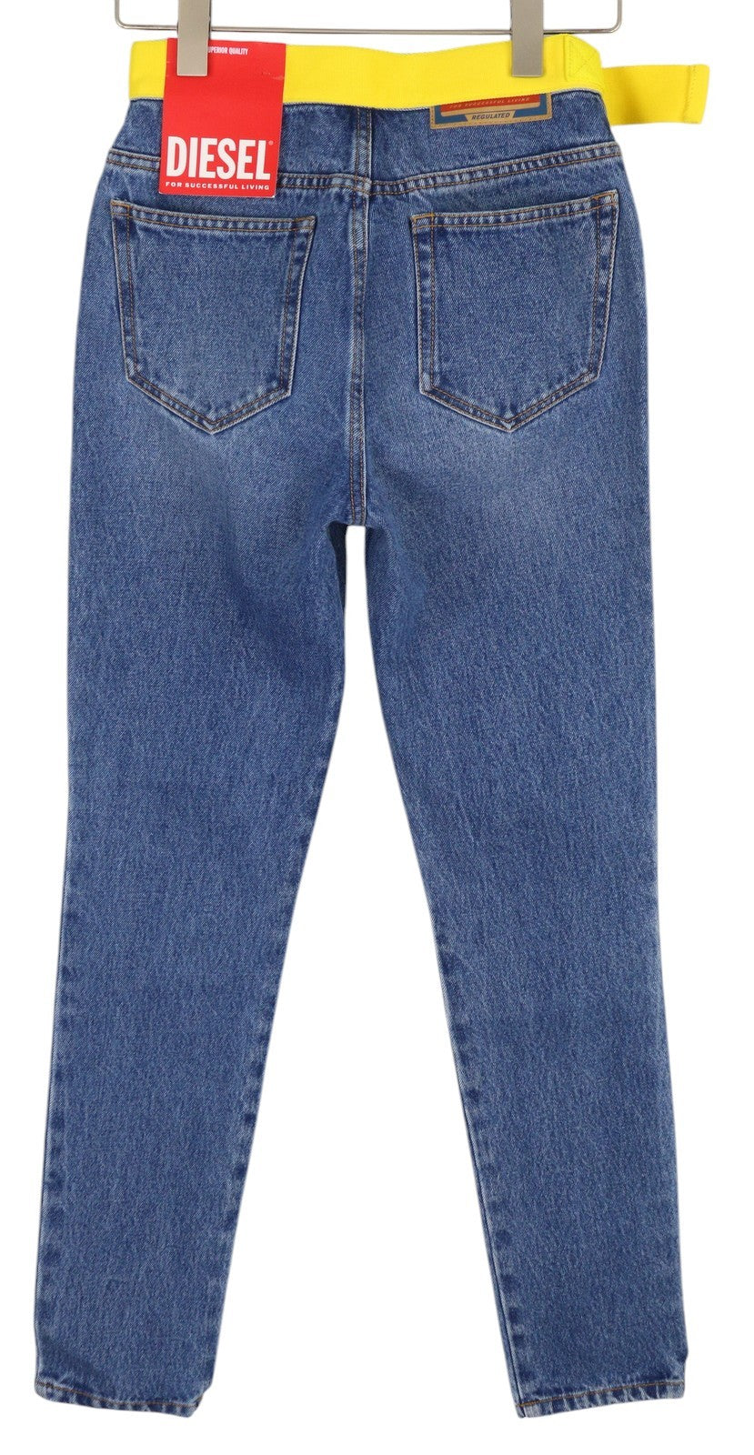 DIESEL 1994 0EIAZ moteriški džinsai W26/L32 ploni, tiesūs klešniai, aukštu juosmeniu, RRP140