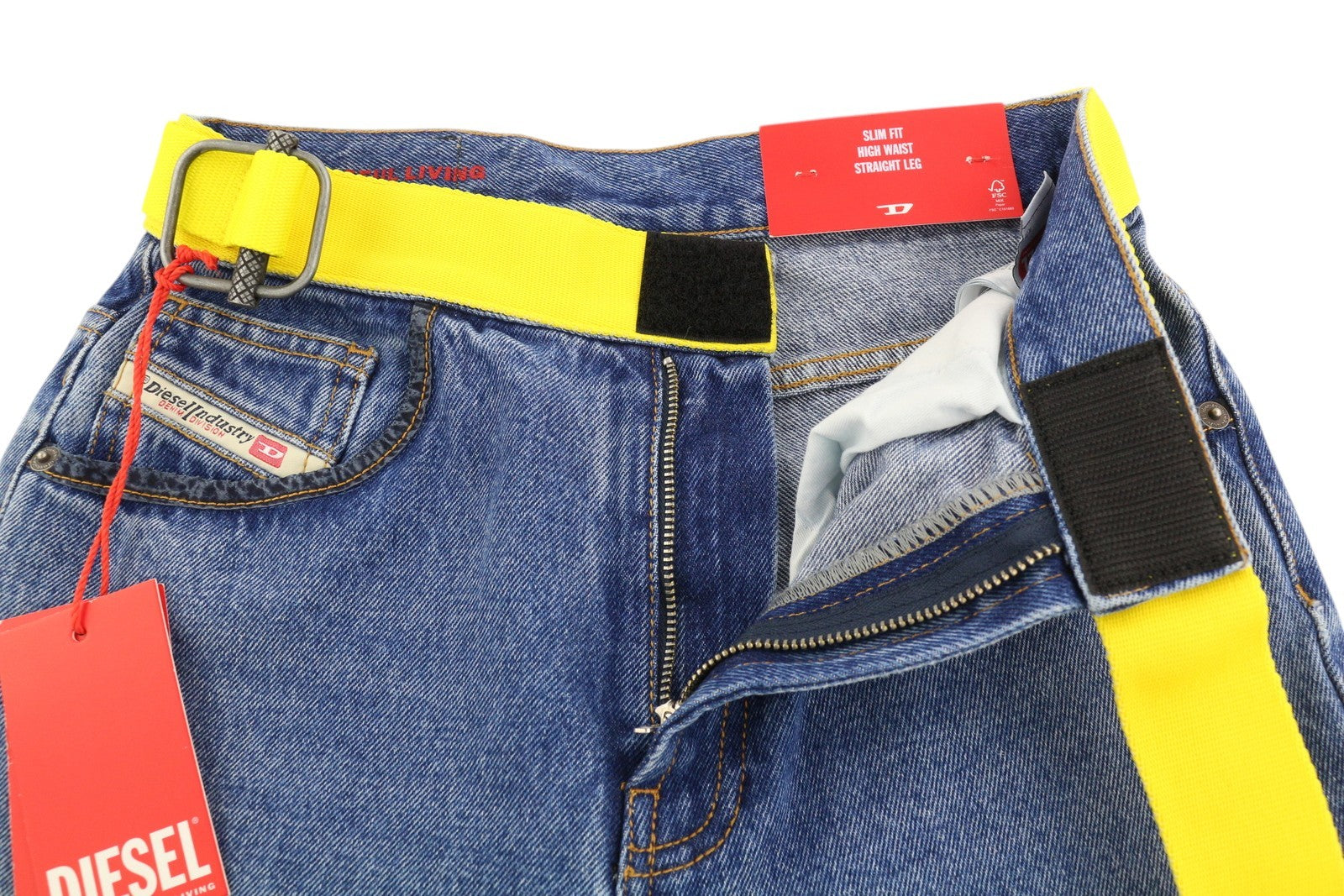 DIESEL 1994 0EIAZ moteriški džinsai W26/L32 ploni, tiesūs klešniai, aukštu juosmeniu, RRP140