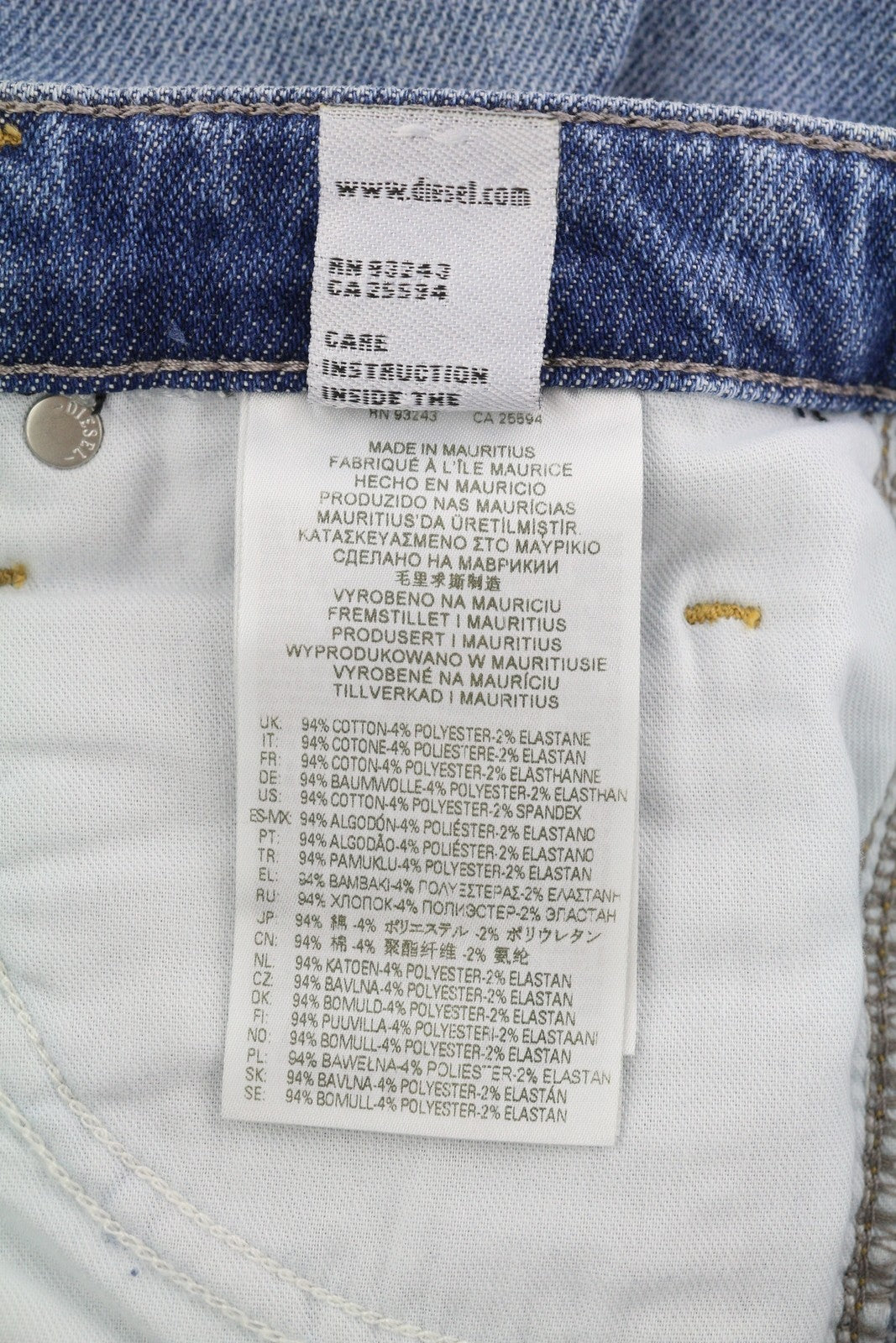 DIESEL Babhila 084PR moteriški džinsai W28/L32 Slim Regular Waist Tamprūs, RRP 150 € 