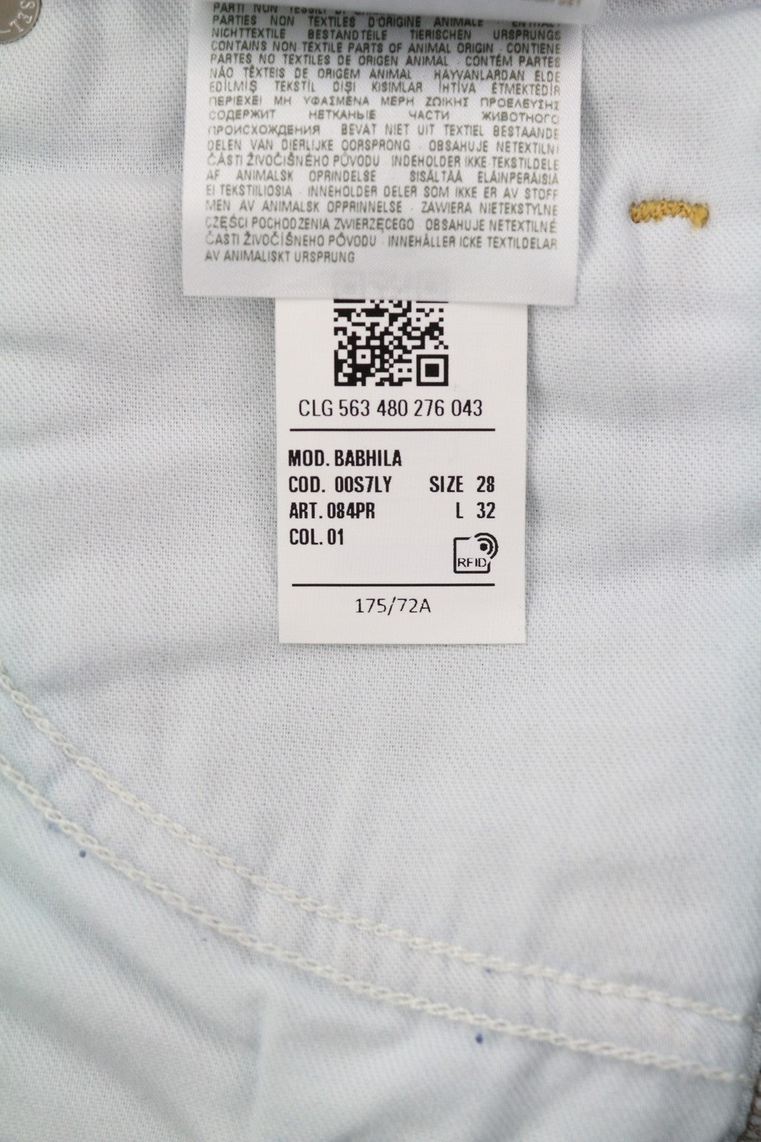 DIESEL Babhila 084PR moteriški džinsai W28/L32 Slim Regular Waist Tamprūs, RRP 150 € 