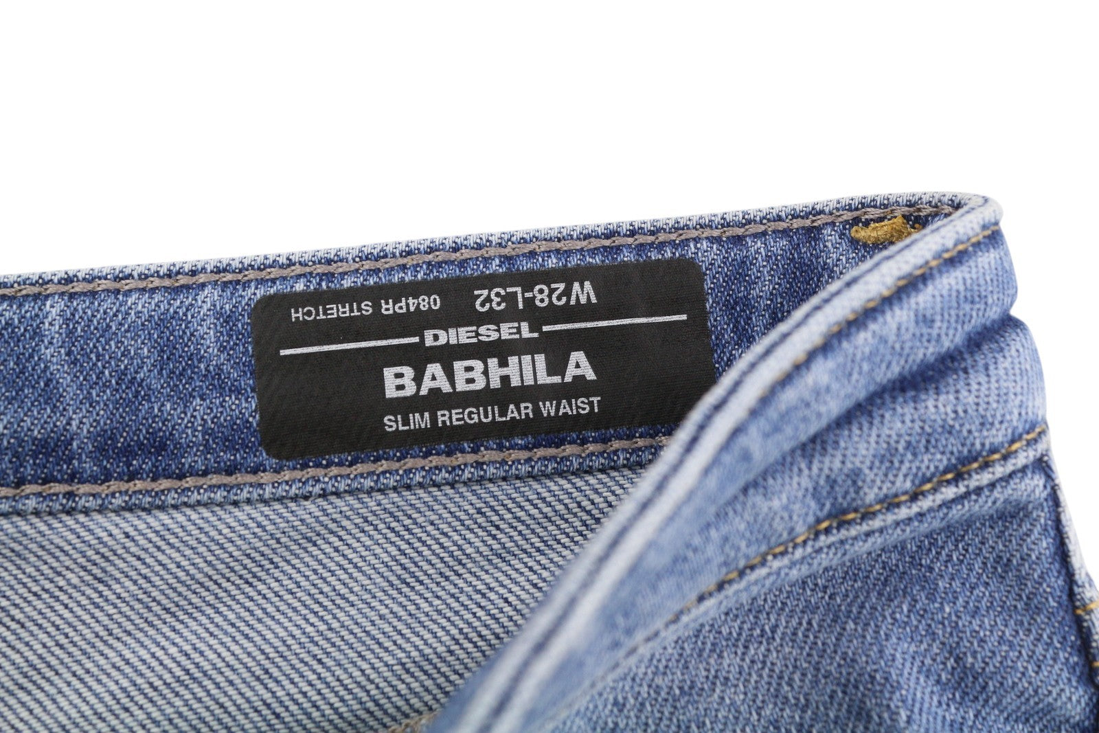 DIESEL Babhila 084PR moteriški džinsai W28/L32 Slim Regular Waist Tamprūs, RRP 150 € 