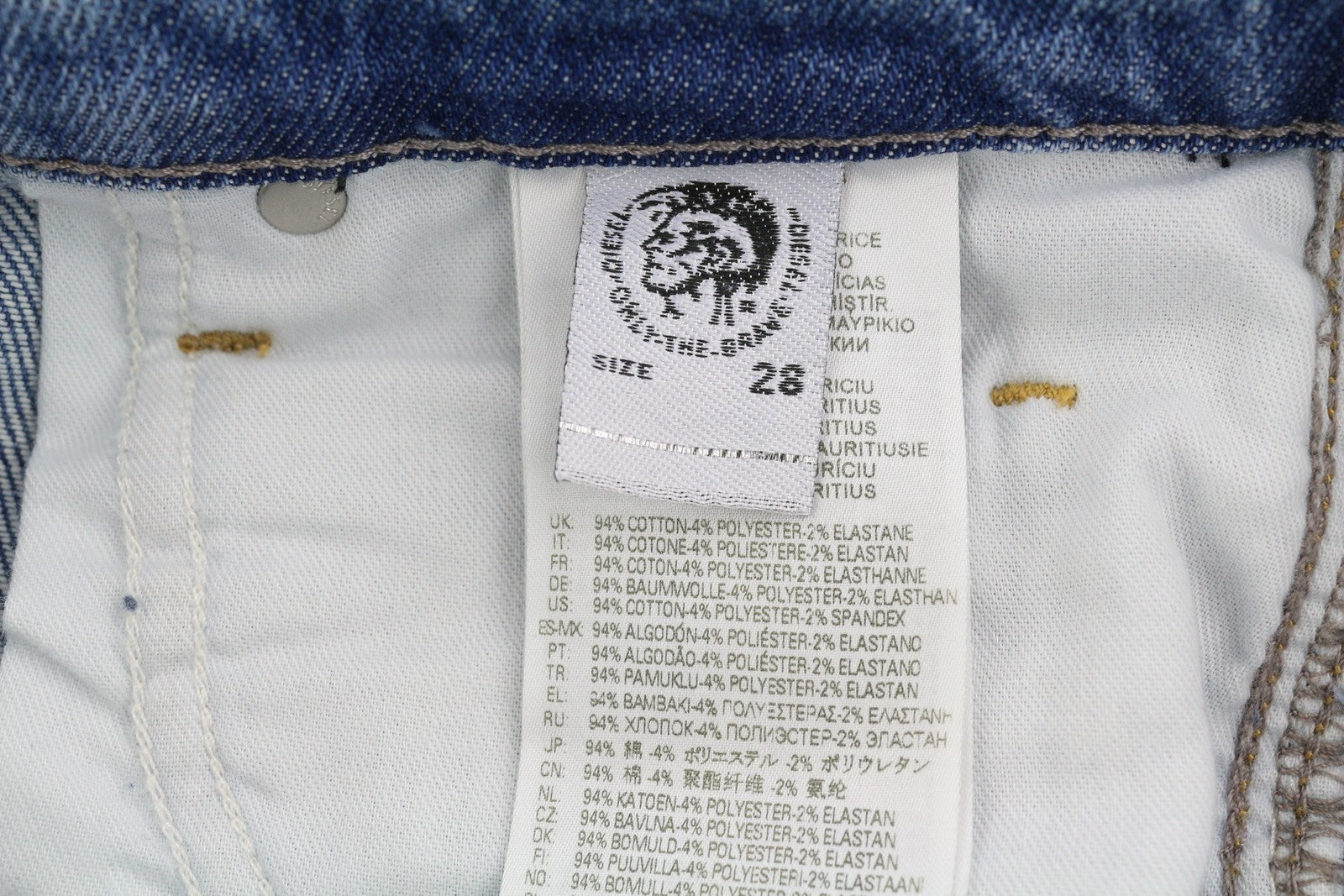 DIESEL Babhila 084PR moteriški džinsai W28/L32 Slim Regular Waist Tamprūs, RRP 150 € 