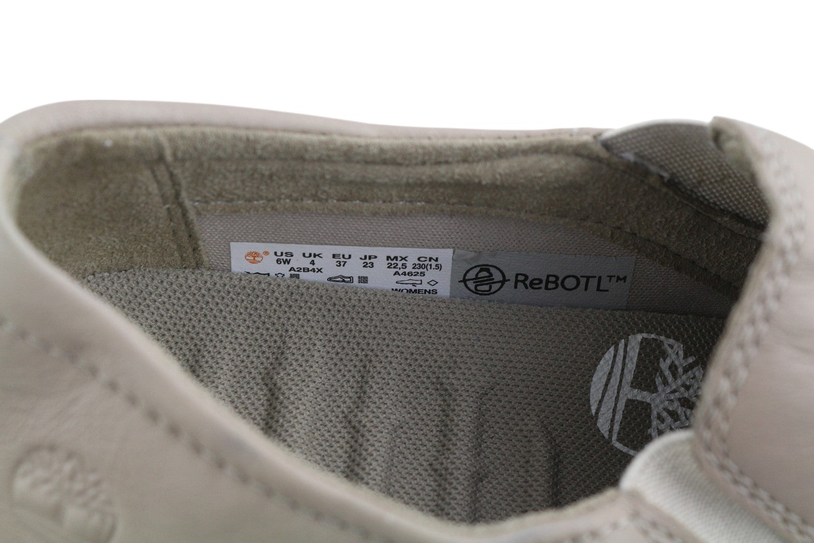 TIMBERLAND A2B4X moteriški bateliai, 37/37.5, smėlio spalvos, odiniai, žemapadžiai, laisvalaikio bateliai. 