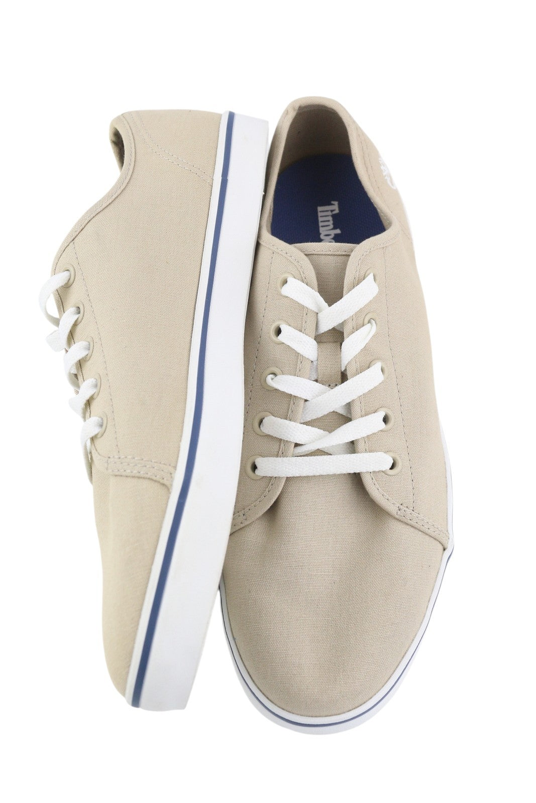 TIMBERLAND A268U vyriški sportbačiai EU41.5/42 smėlio spalvos, žema pakulnė, suvarstomi laisvalaikio bateliai 