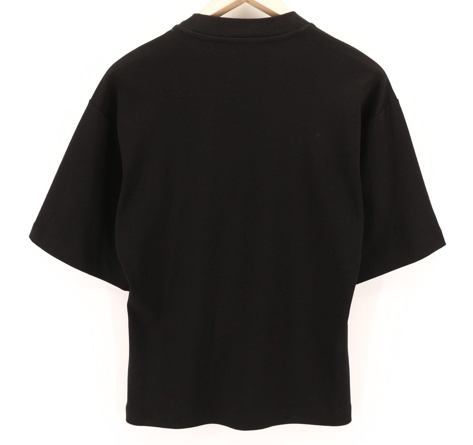 RICHMOND vyriški marškinėliai S, juodi, dideli, laisvi, apvalios iškirptės, su raštu, tampri medvilnė, logotipas 