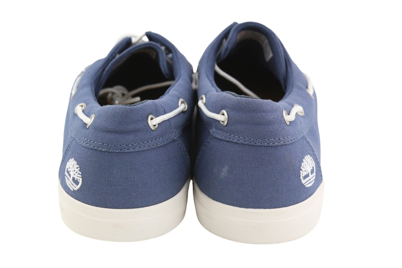 TIMBERLAND A1YEU vyriški batai EU44/44.5 mėlyni su raišteliais užsegami žemapadžiai laiviniai laisvalaikio batai 