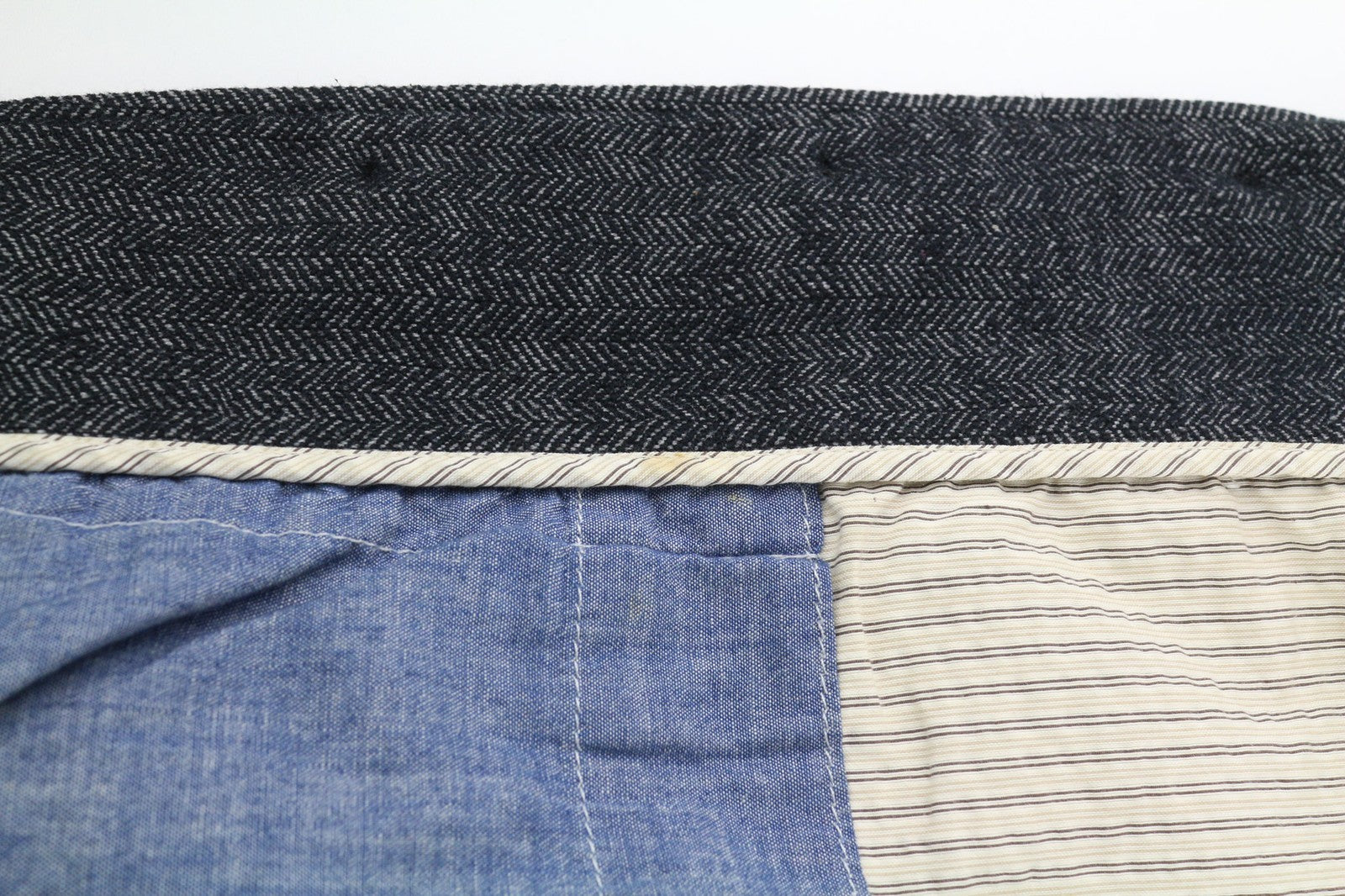 JACOB COHEN J521 vyriškas švarkas 52 tamsiai pilkas su medvilnės vilnos raštu ir be pamušalo 