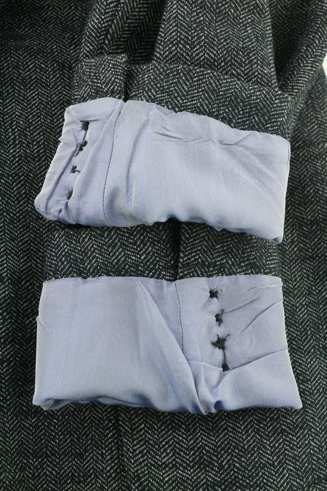 JACOB COHEN J521 vyriškas švarkas 52 tamsiai pilkas su medvilnės vilnos raštu ir be pamušalo 