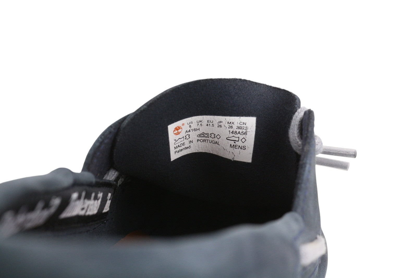 TIMBERLAND A416H vyriški batai EU41.5/42 tamsiai mėlyna odinė valties formos odinė avalynė „True Cloud Comfort“ 