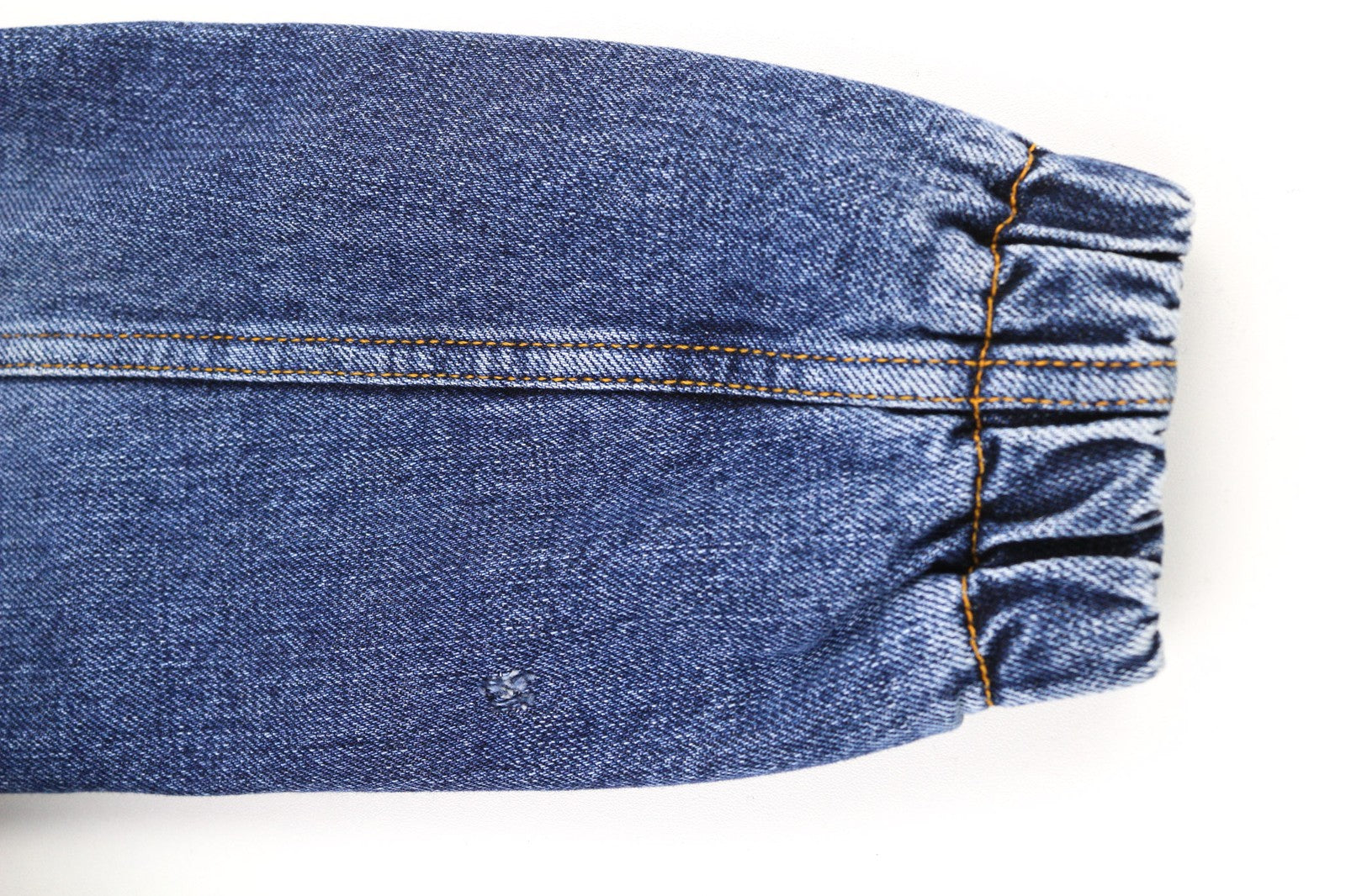 NUDIE Torkel Vintage mėlyna vyriška striukė XS su vilnoniu pamušalu ir išblukusiomis kaklo kišenėmis 