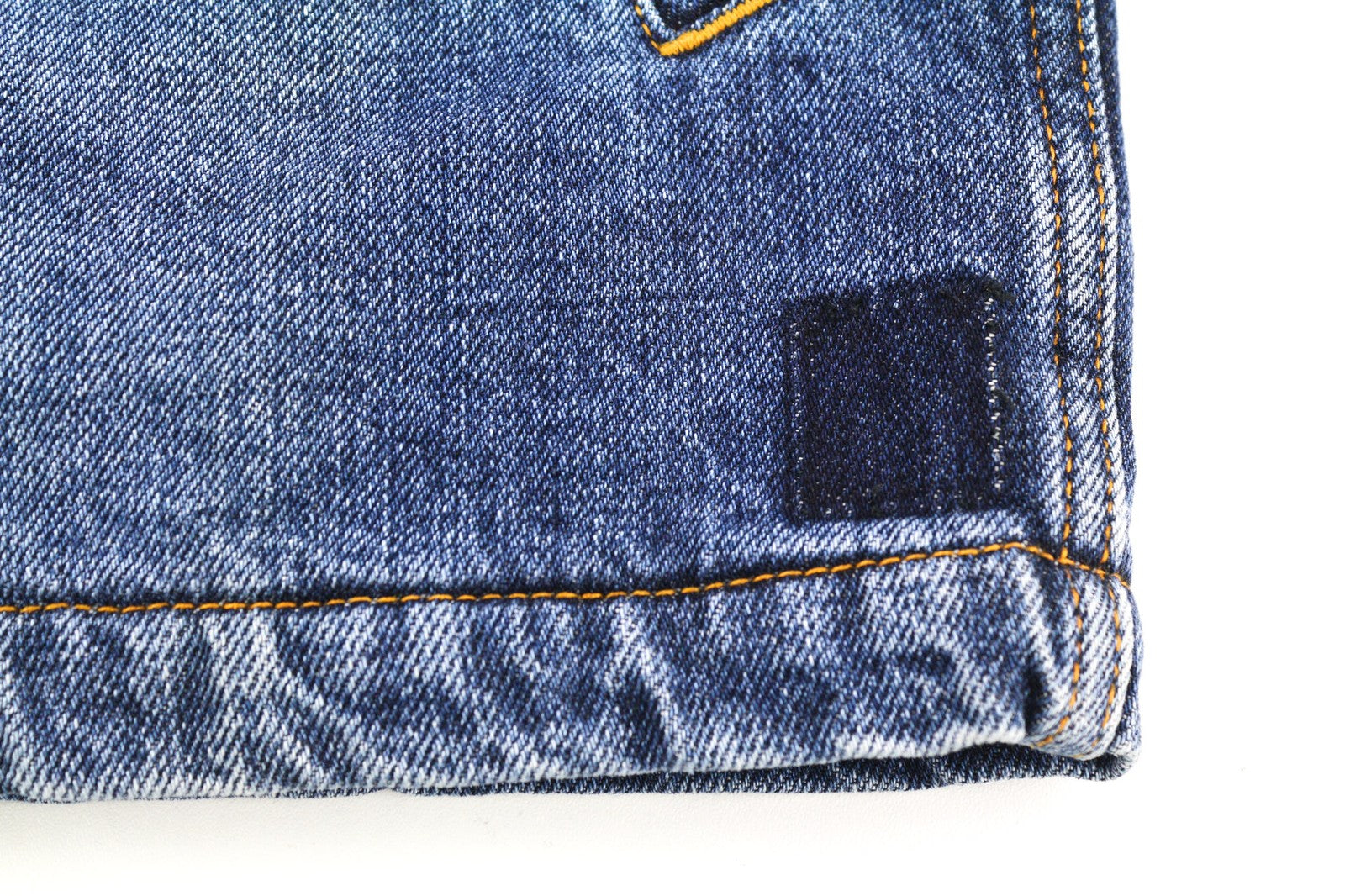 NUDIE Torkel Vintage mėlyna vyriška striukė XS su vilnoniu pamušalu ir išblukusiomis kaklo kišenėmis 