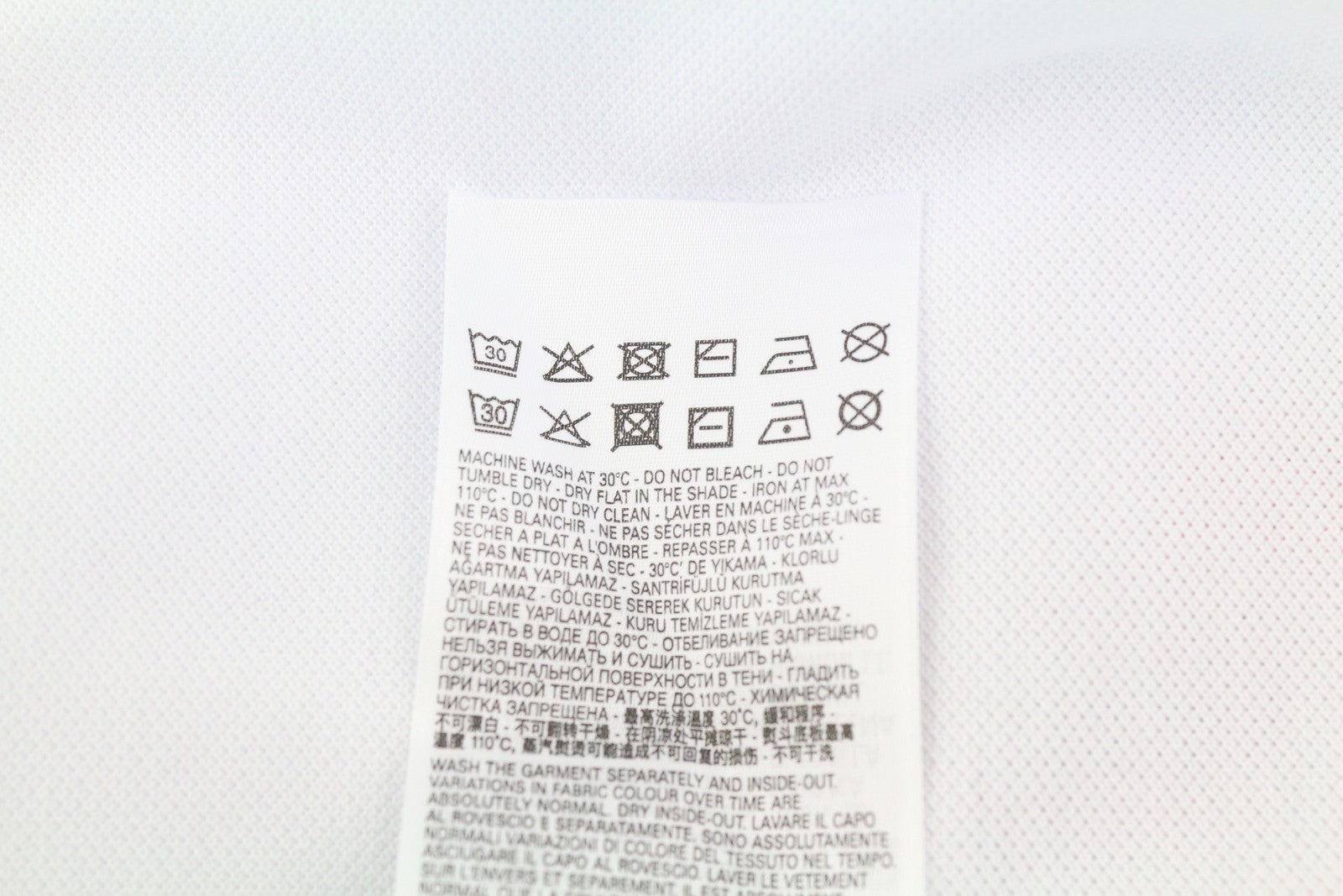 DIESEL T-Smith-E2 vyriški marškinėliai su trumpomis rankovėmis, raštuota apykakle ir polo apykakle, balti, RRP 110 € 