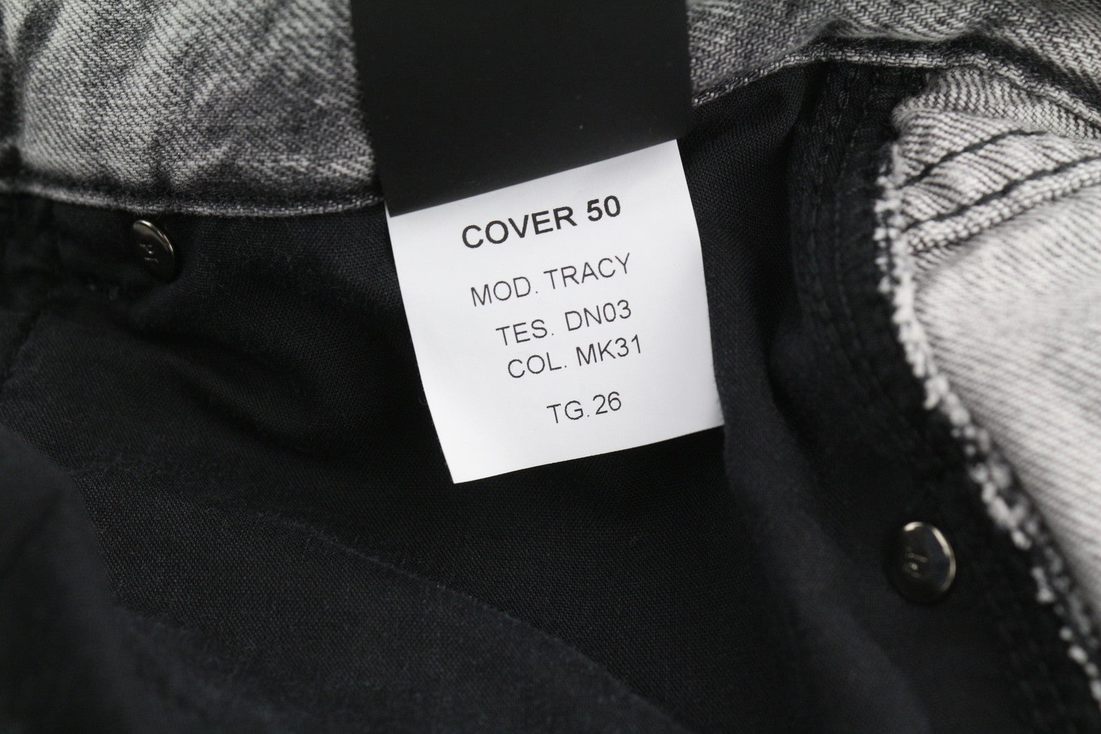 PT TORINO Tracy moteriški džinsai W26 pilki, skalbti tiesūs, iki kulkšnių 