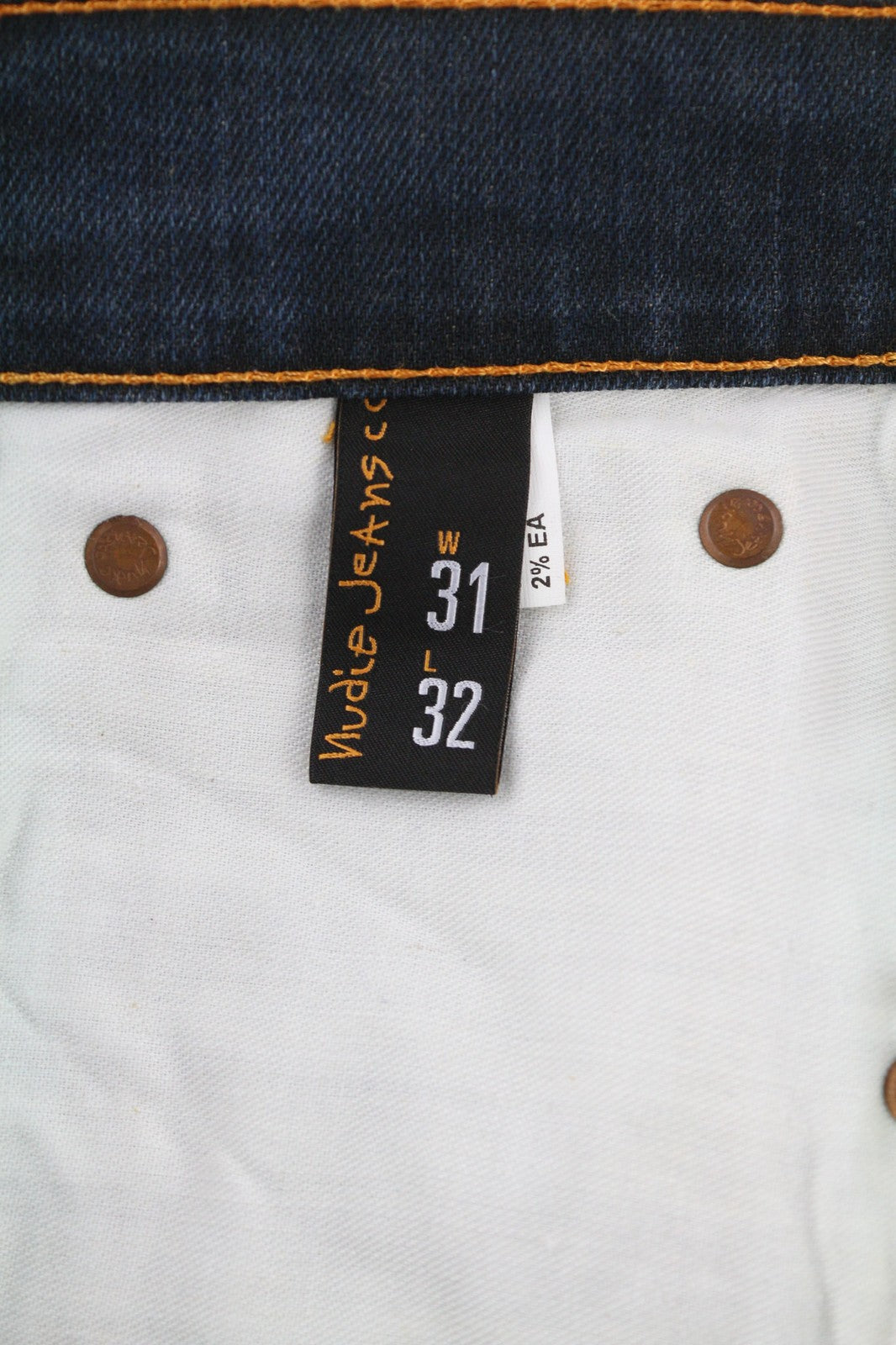 NUDIE Thin Finn Grey Authentique Used Mens Jeans W31/L32 Cotton Faded Zip