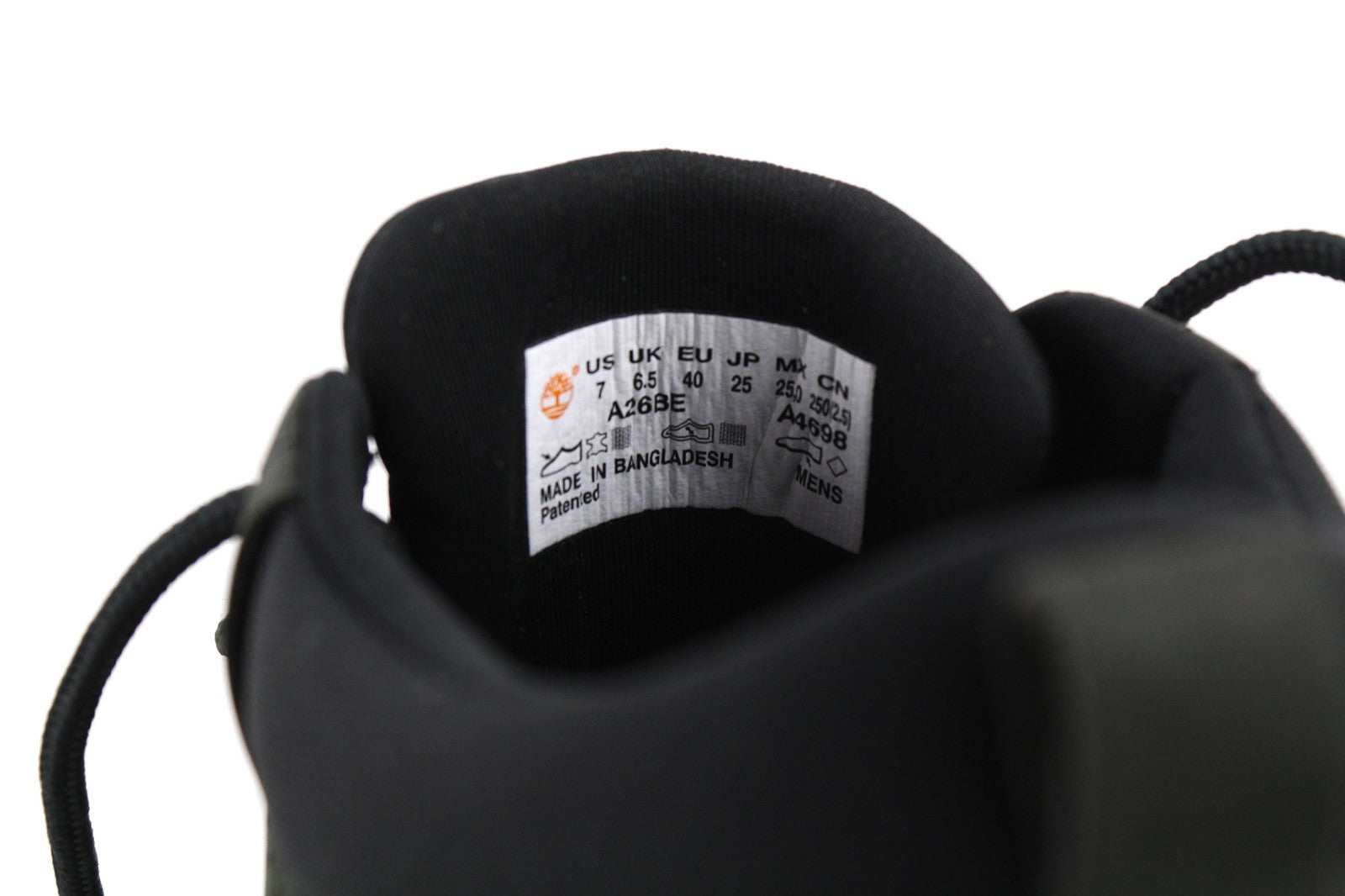 TIMBERLAND A26BE vyriški batai EU40 UK6.5 juodi migdolų nosys Aerocore Energy System 