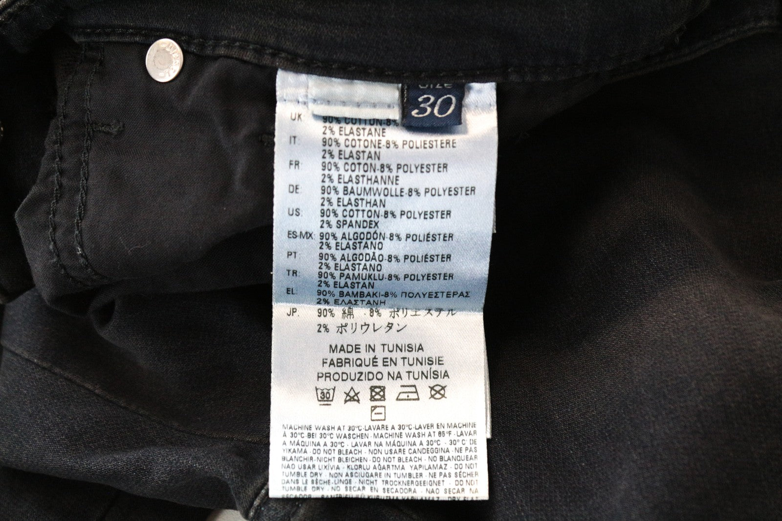 DIESEL Doris-NE 0669Q W30 mėlyni Jogg Slim Fit medvilniniai tamprūs džinsai 