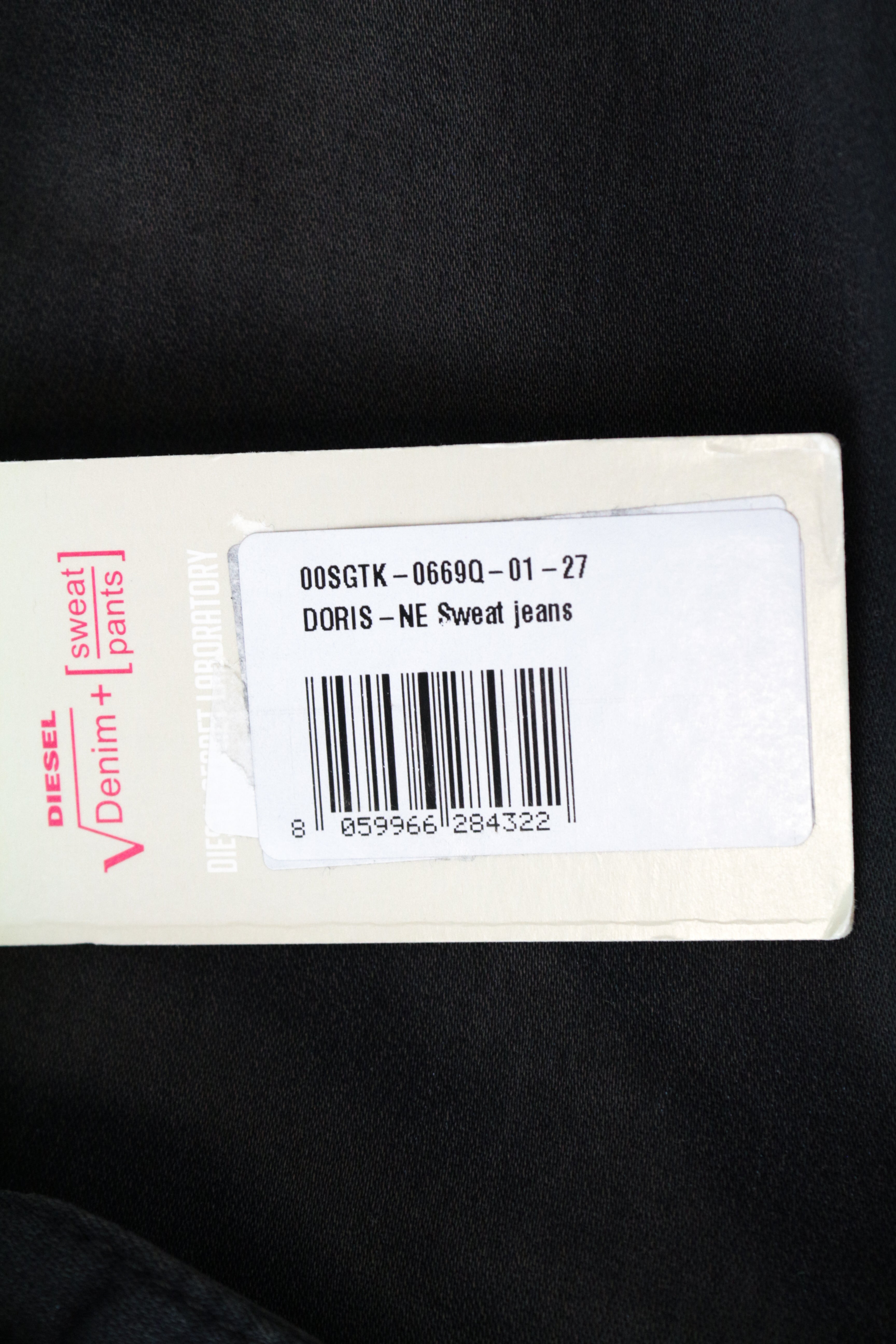 DIESEL Doris-NE 0669Q W27 moteriškos mėlynos Slim Skinny Jogg tamprios džinsinės kelnės 