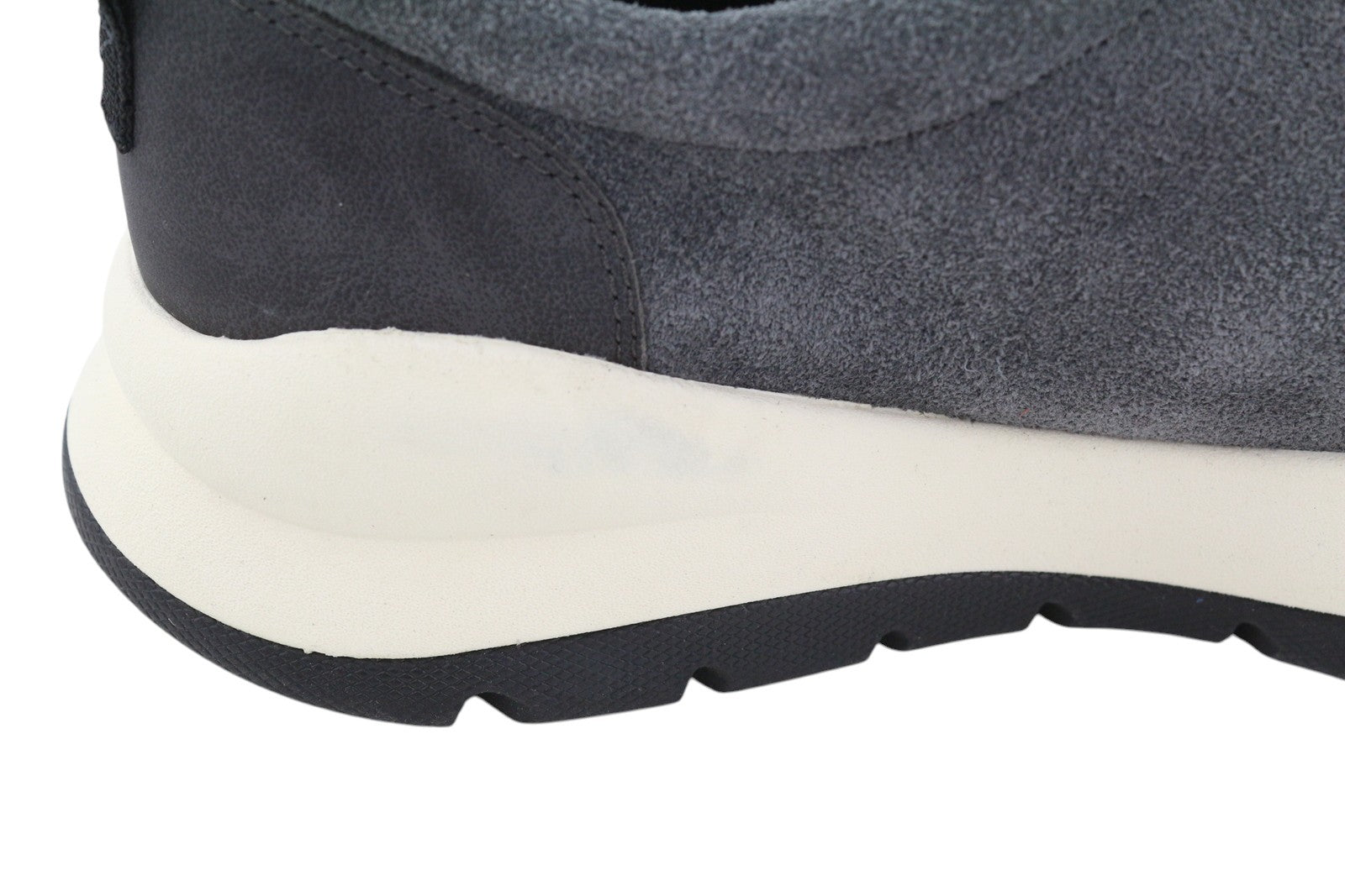 TIMBERLAND A2CA3 vyriški sportbačiai EU43/43.5 pilki odiniai žemapadžiai sportbačiai su raišteliais 