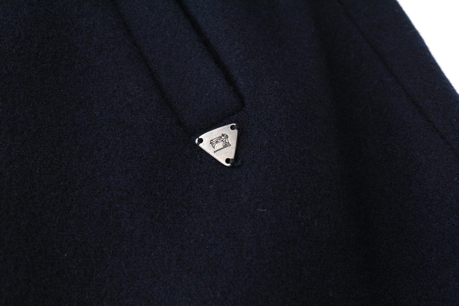 SCOTCH & SODA Women's W31 Navy Skirt Below Knee Zip Pocketed Style