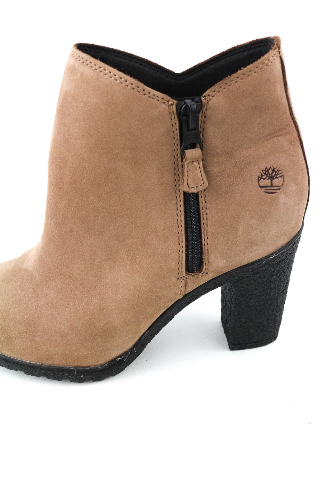 TIMBERLAND A2JJK-A6034 moteriški batai EU38/39 rudi odiniai užtrauktuku aukštakulniai 