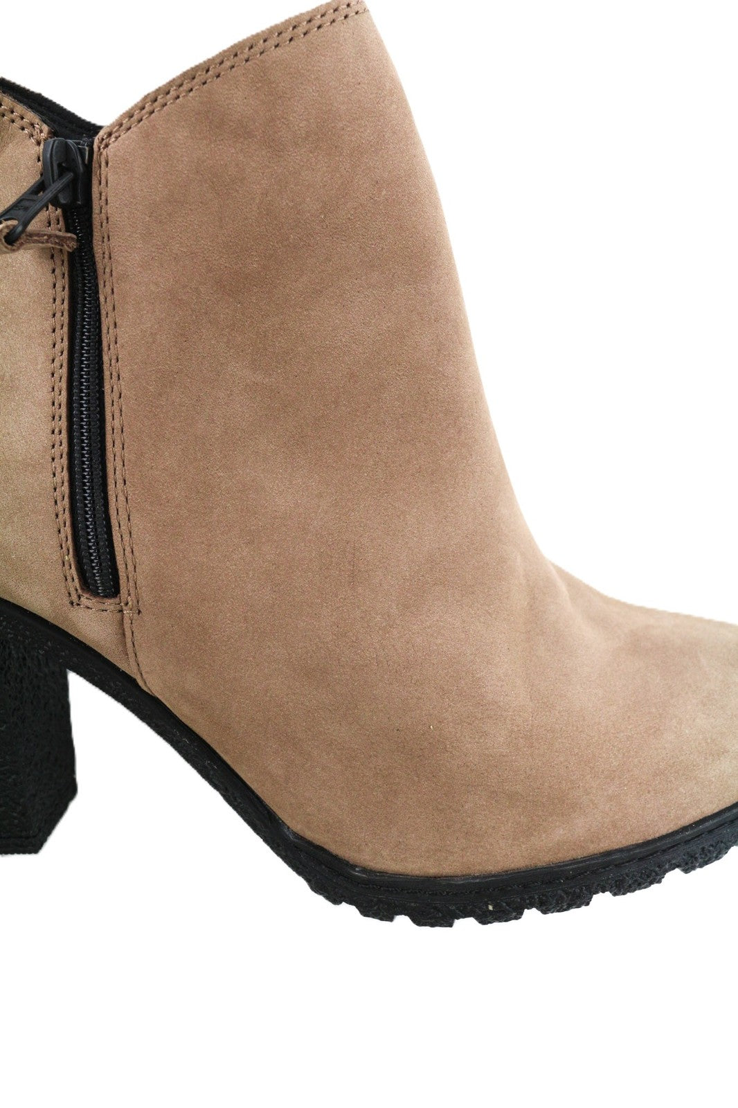 TIMBERLAND A2JJK-A6034 moteriški batai EU38/39 rudi odiniai užtrauktuku aukštakulniai 