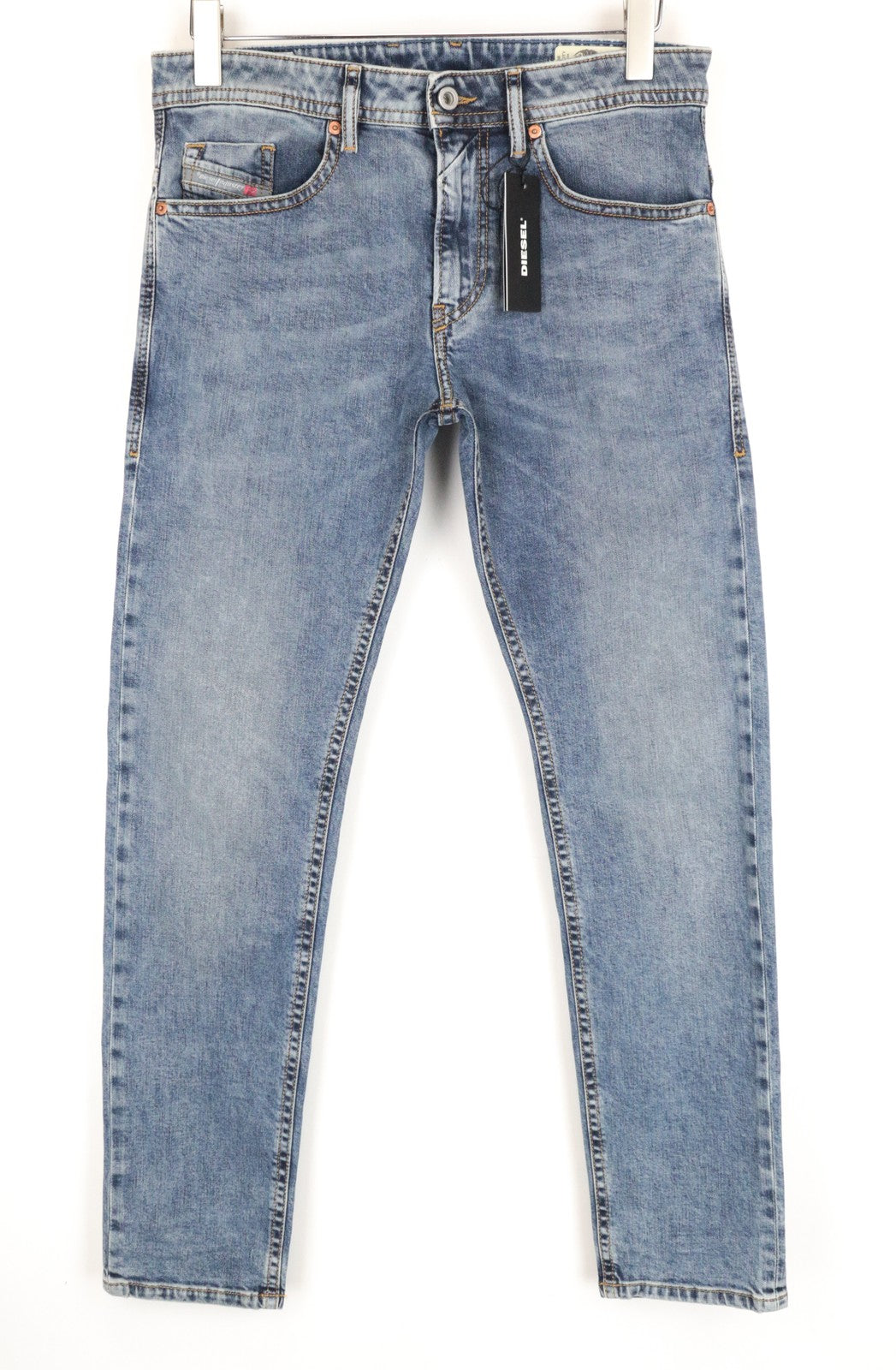 DIESEL Thommer 084UX vyriški ploni W29/L30 elastingi mėlyni džinsai 
