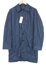 RICHMOND vyriška striukė 48 mėlyna ilgomis rankovėmis su apykakle, laisvalaikio stiliaus 