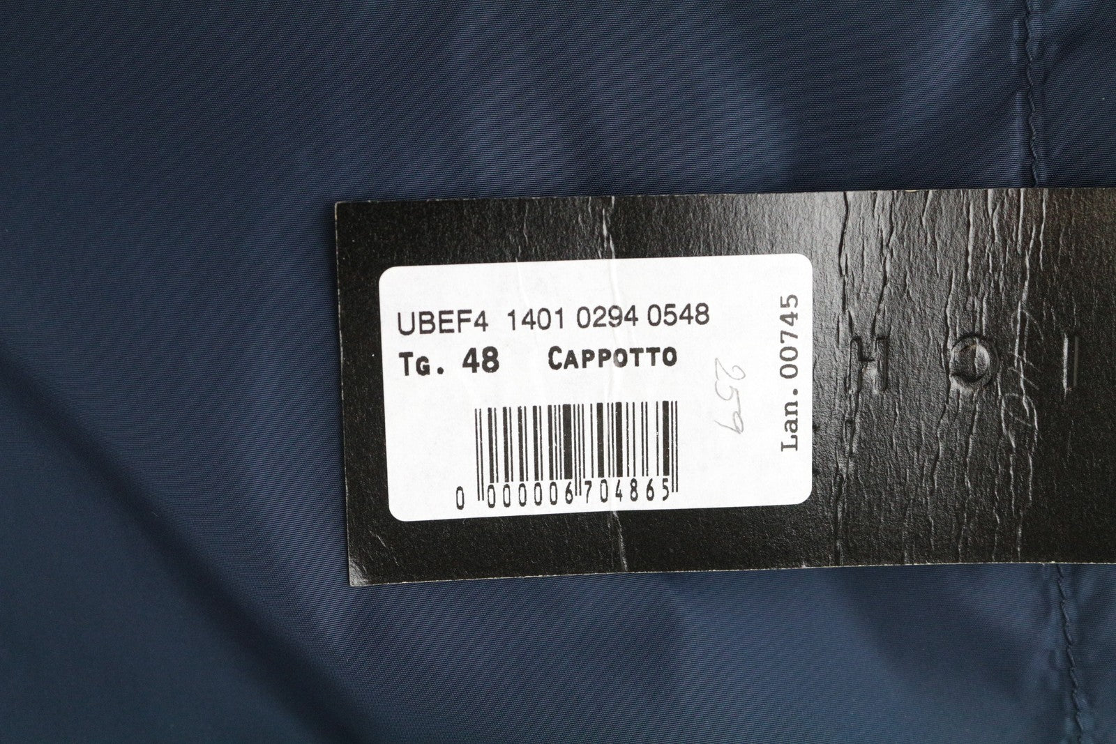 RICHMOND vyriška striukė 48 mėlyna ilgomis rankovėmis su apykakle, laisvalaikio stiliaus 