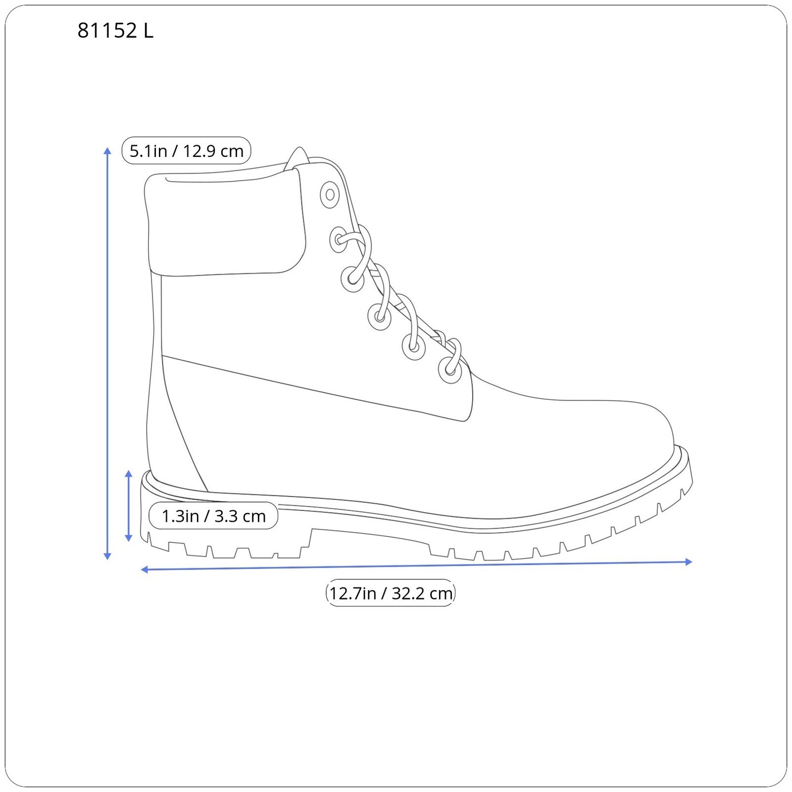 TIMBERLAND A1YN5-A5249 vyriški batai EU45/46 juodi odiniai laisvalaikio batai su raišteliais 