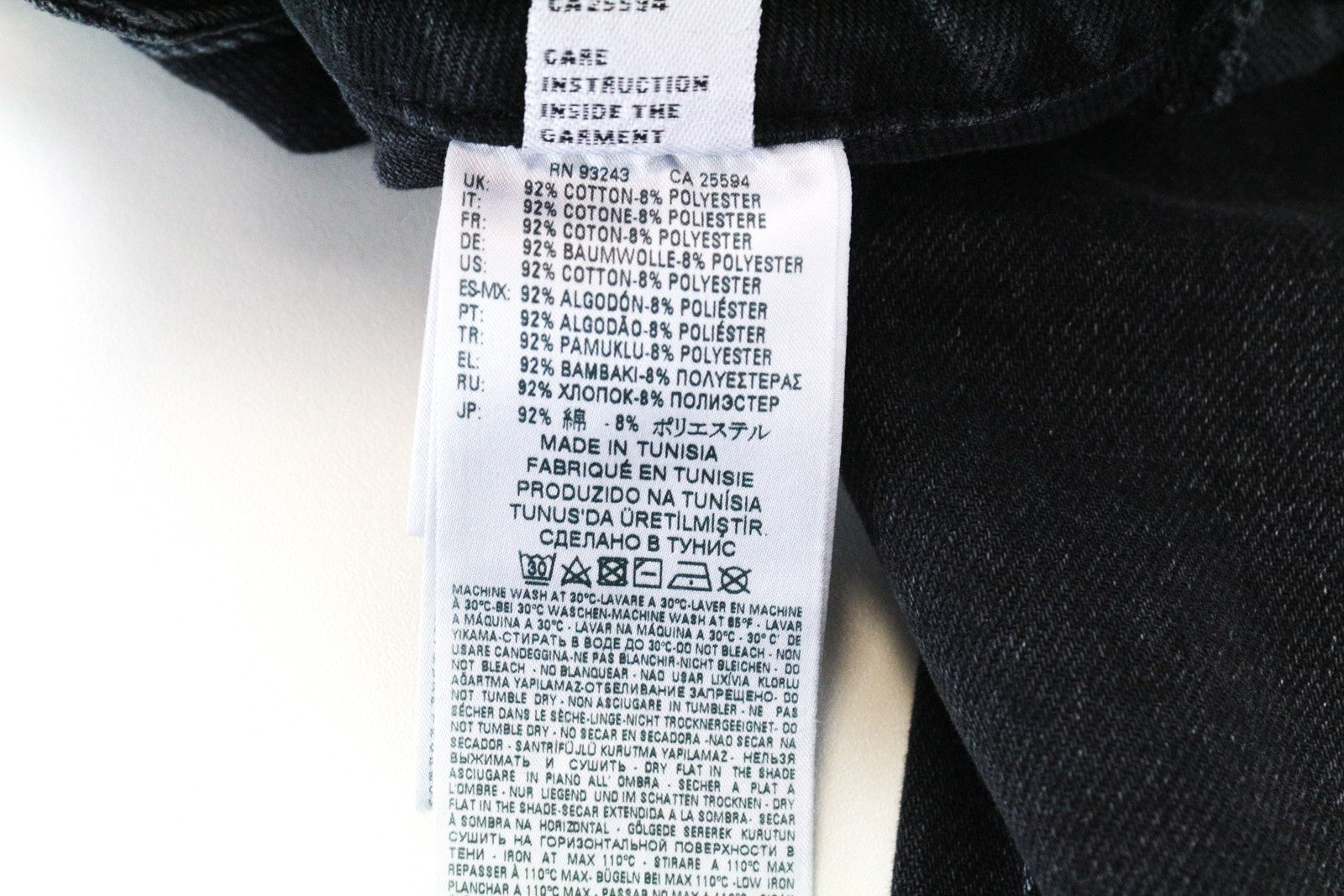 DIESEL D-Earlie 080AP W26/L34 Slim Crop Fit juodi tamprūs moteriški džinsai 