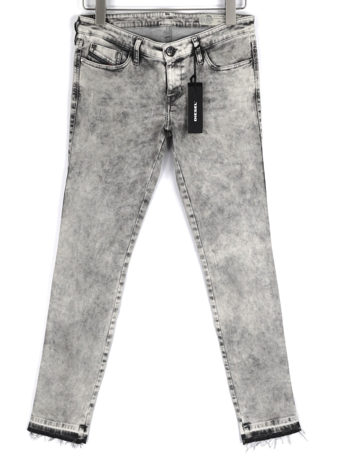 DIESEL Skinzee Low-C 0679C moteriški džinsai W30/L32 Super Slim Skinny Waist pilki 