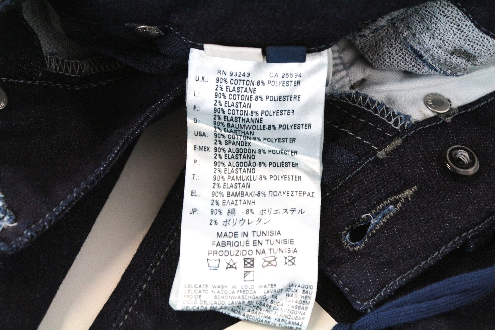 DIESEL Grupee-NE 0600V W23 mergaitiškos mėlynos, plonos medvilninės džinsinės kelnės jogg fit 