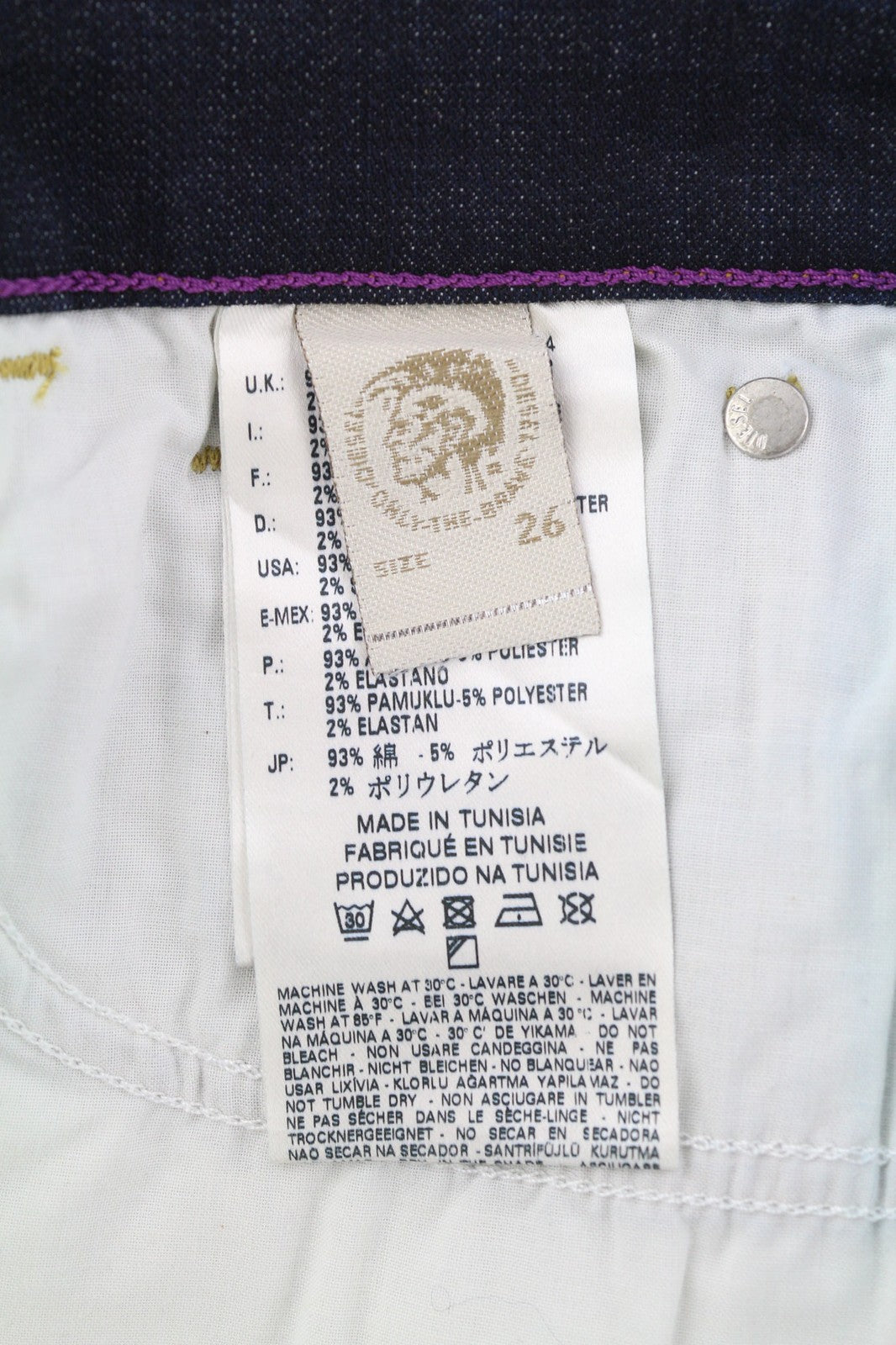 DIESEL Skinzee 0813C moteriški džinsai W26/L34 Super Slim Skinny Regular Stretch 